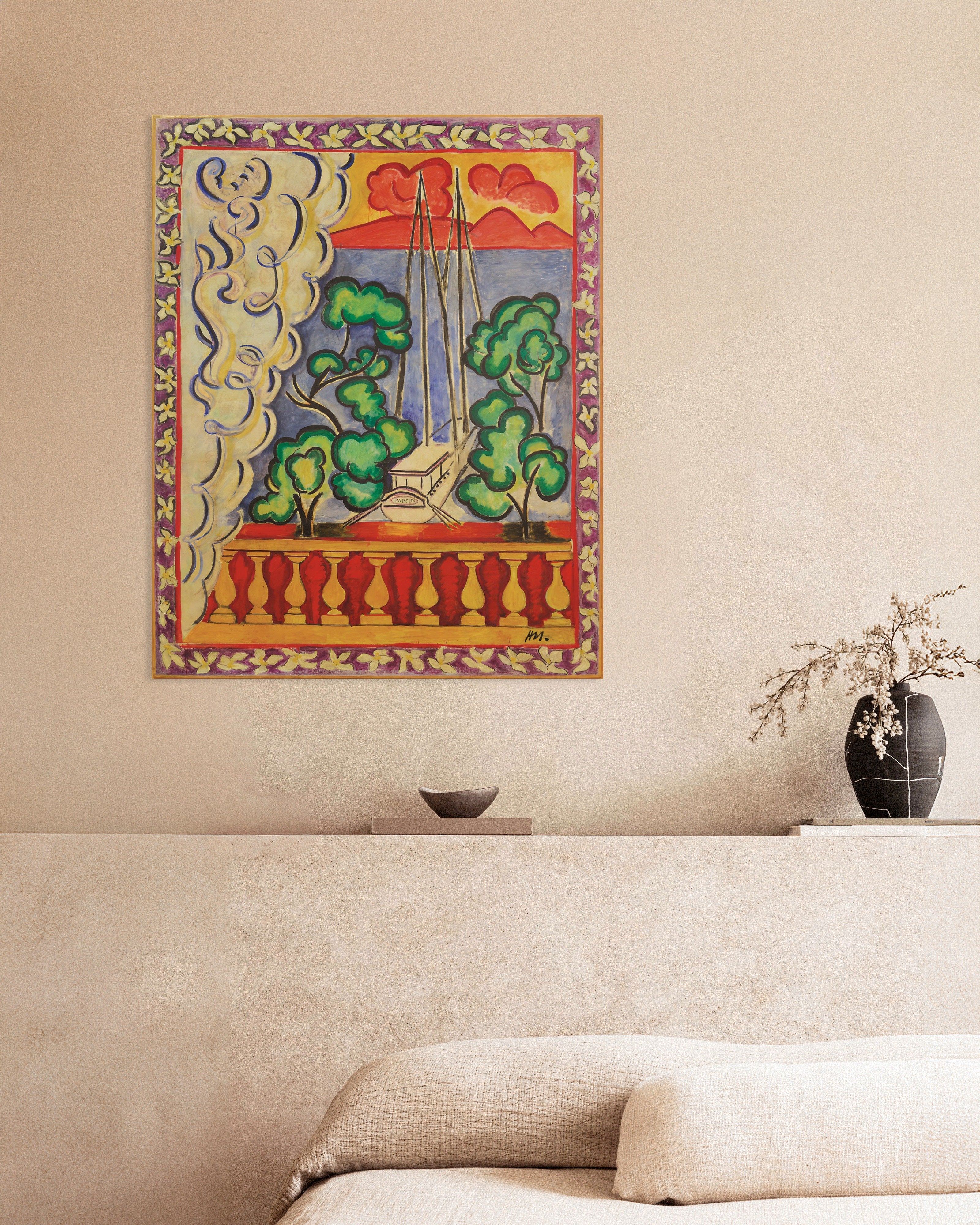 Poster of Window in Tahiti (1935) by Henri Matisse - Poster