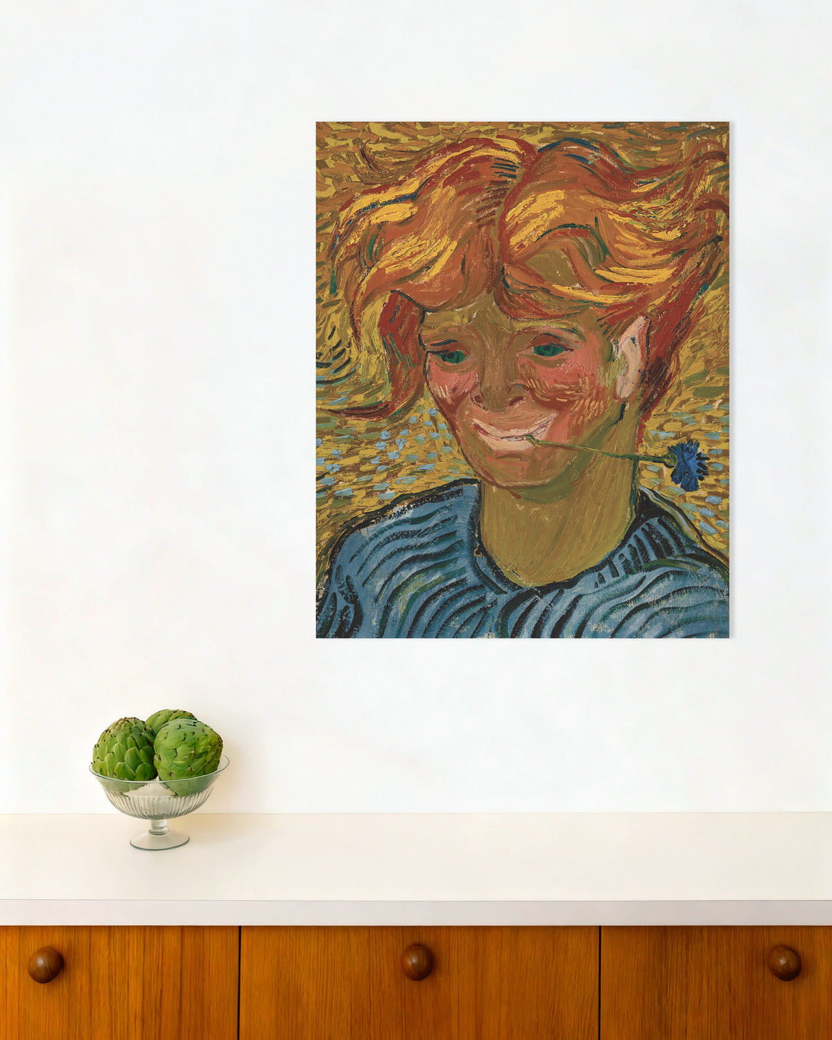 Póster de Joven con aciano (1890), de Vincent van Gogh