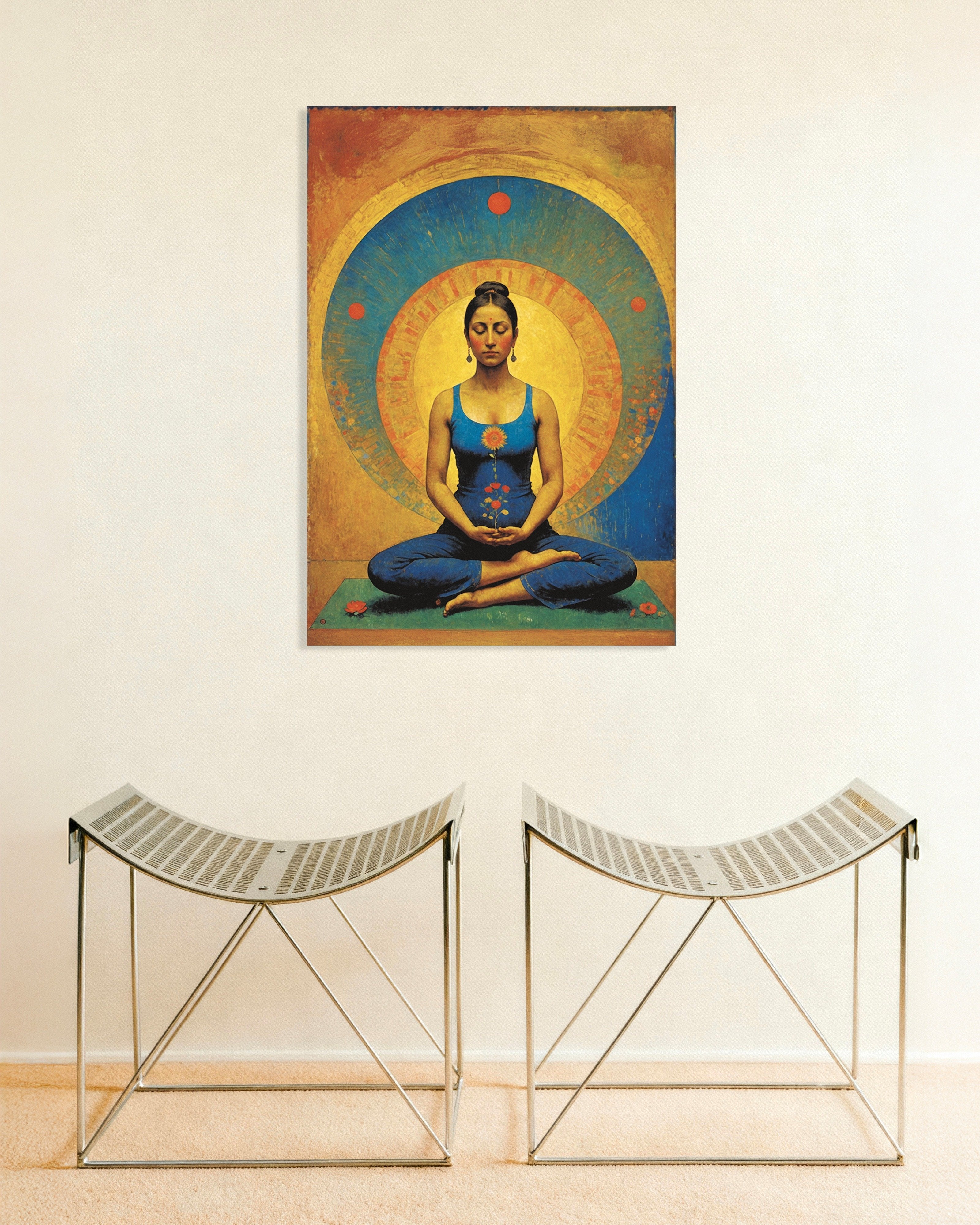Poster of Zen Meditation Poster – Inner Balance Wall Art