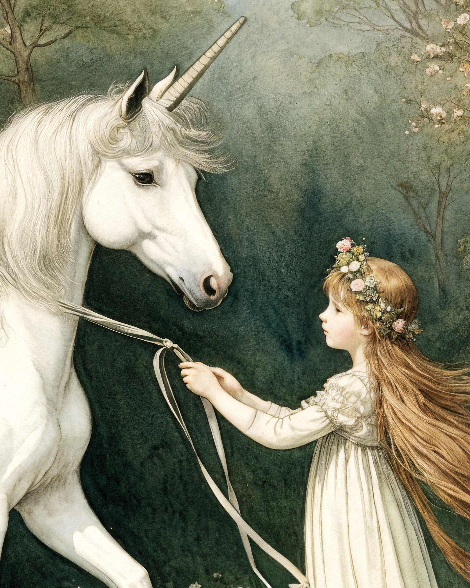 Unicorn image, artificial intelligence