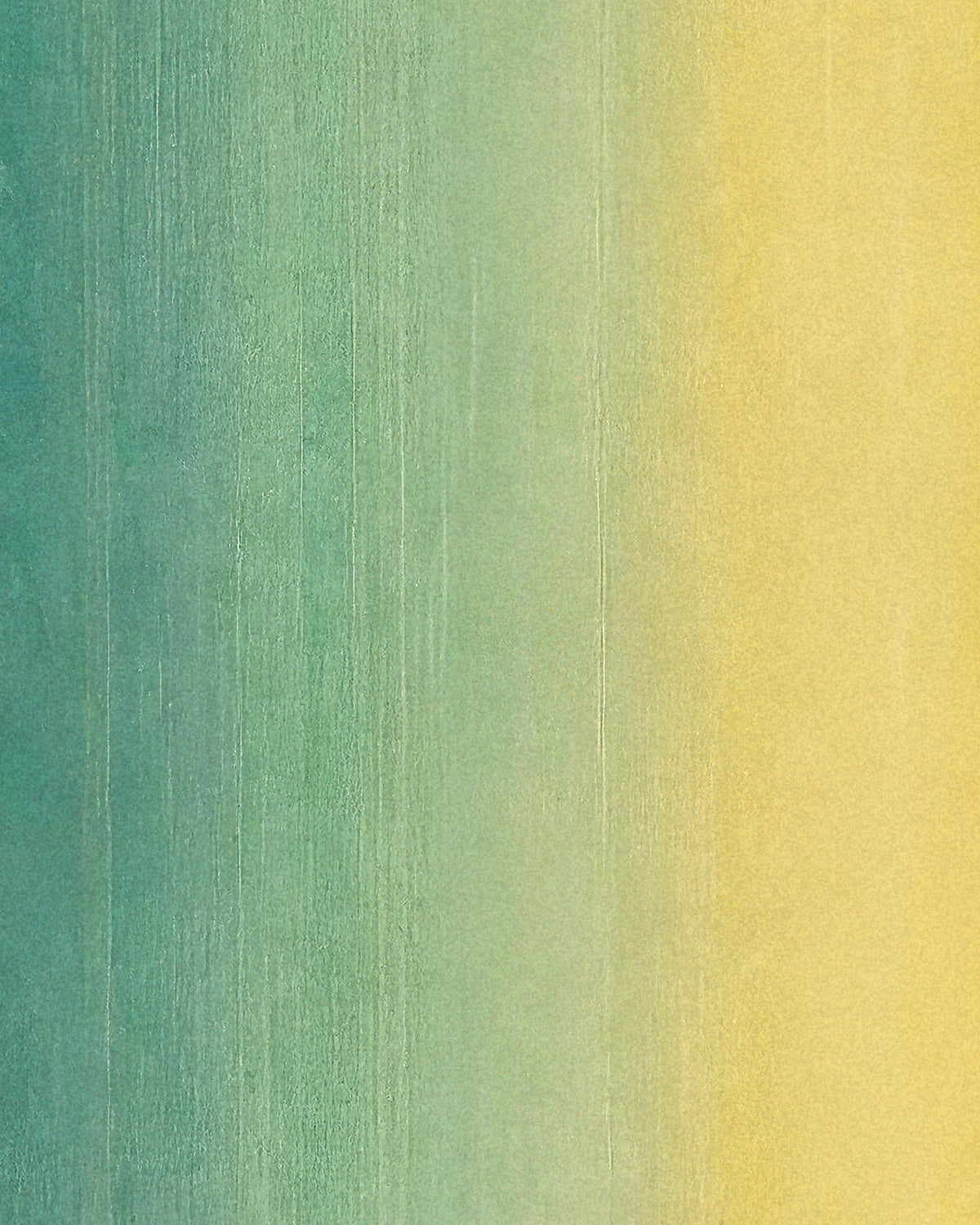 Fondo de degradado texturizado abstracto que pasa del verde azulado a la izquierda al amarillo suave a la derecha.