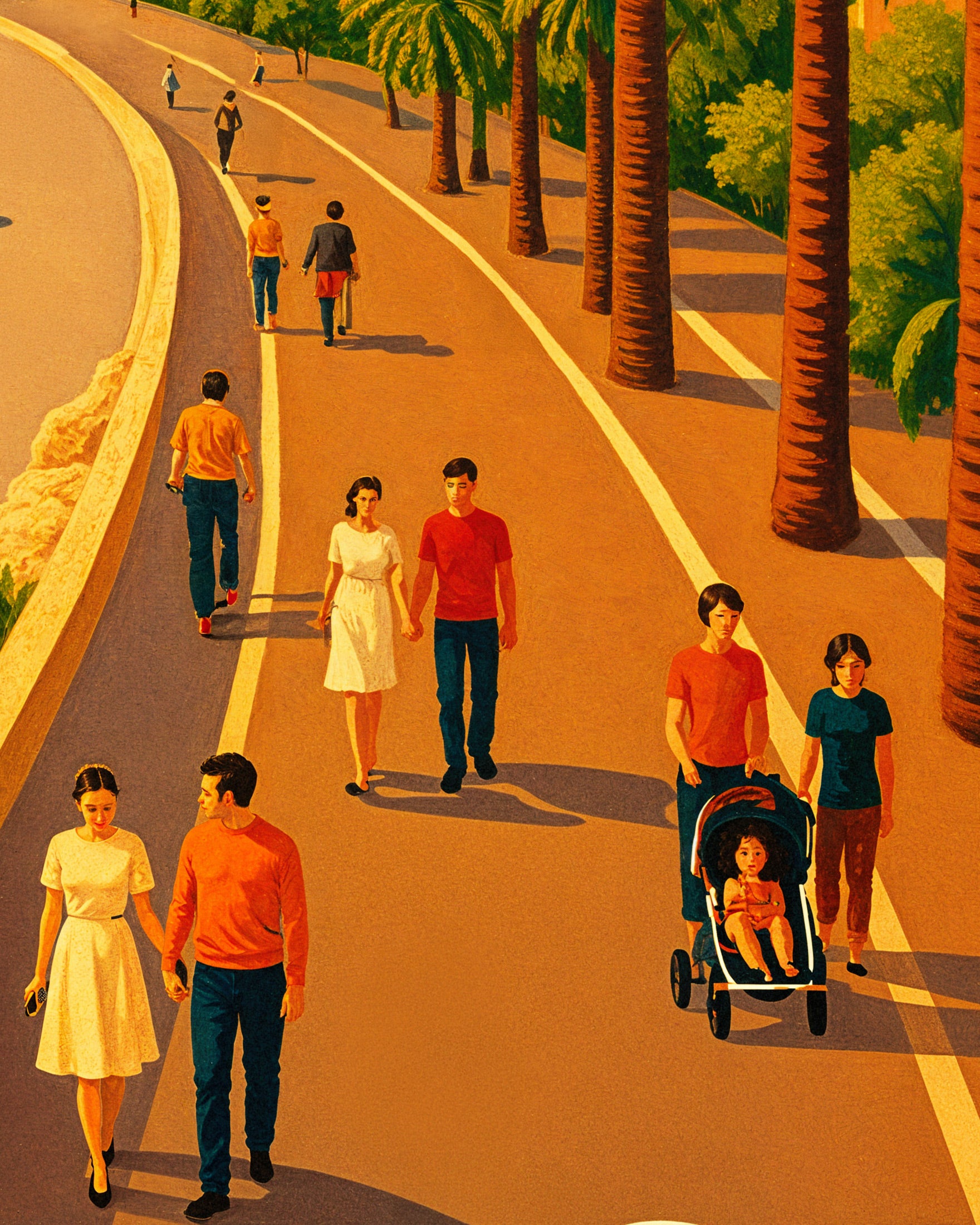 Bonito Póster de Promenade – Riviera Francesa