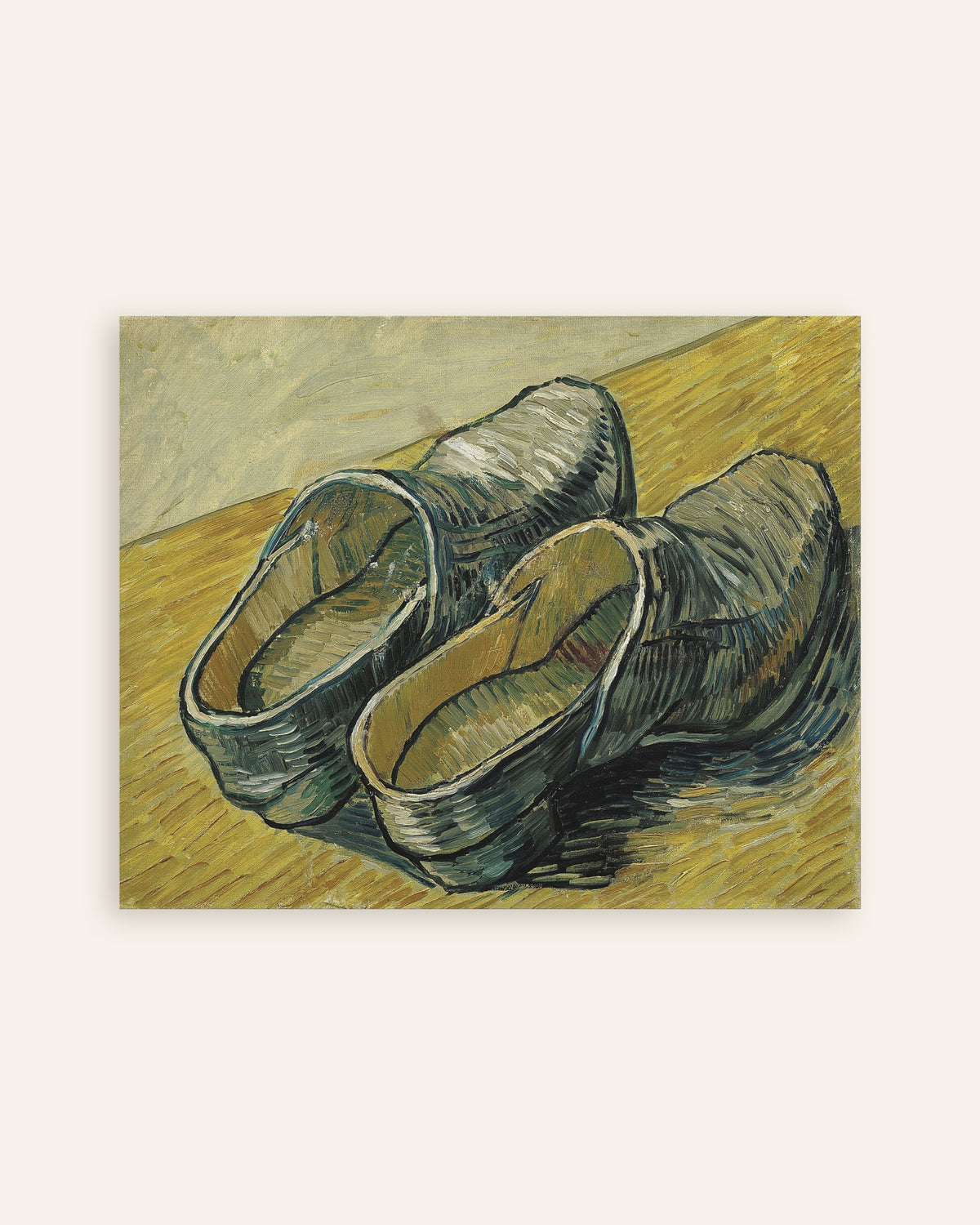 Póster de Un par de zuecos de cuero (1888), de Vincent van Gogh, en miniatura