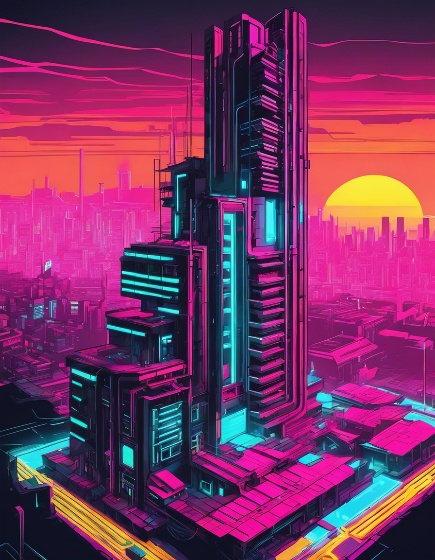 Neón punk, Ciudad de la luz estelar - Póster