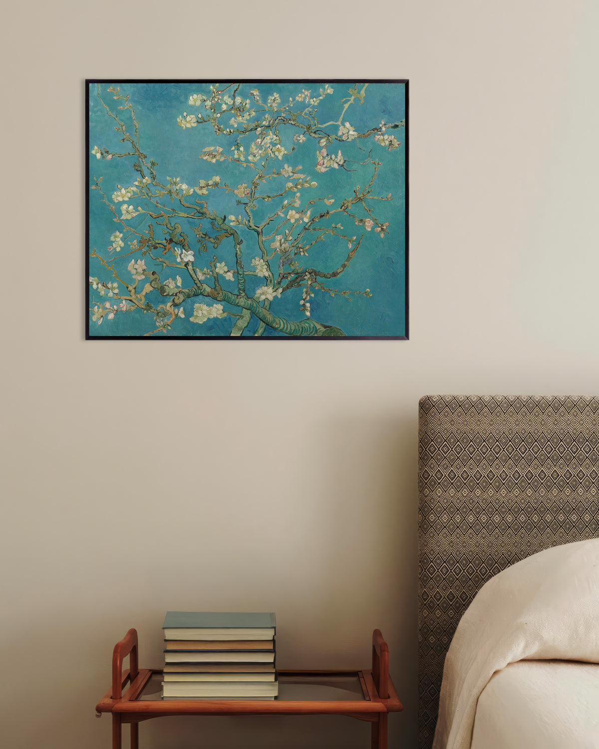 Póster Almendro en flor (1890), de Vincent van Gogh, con marco metálico