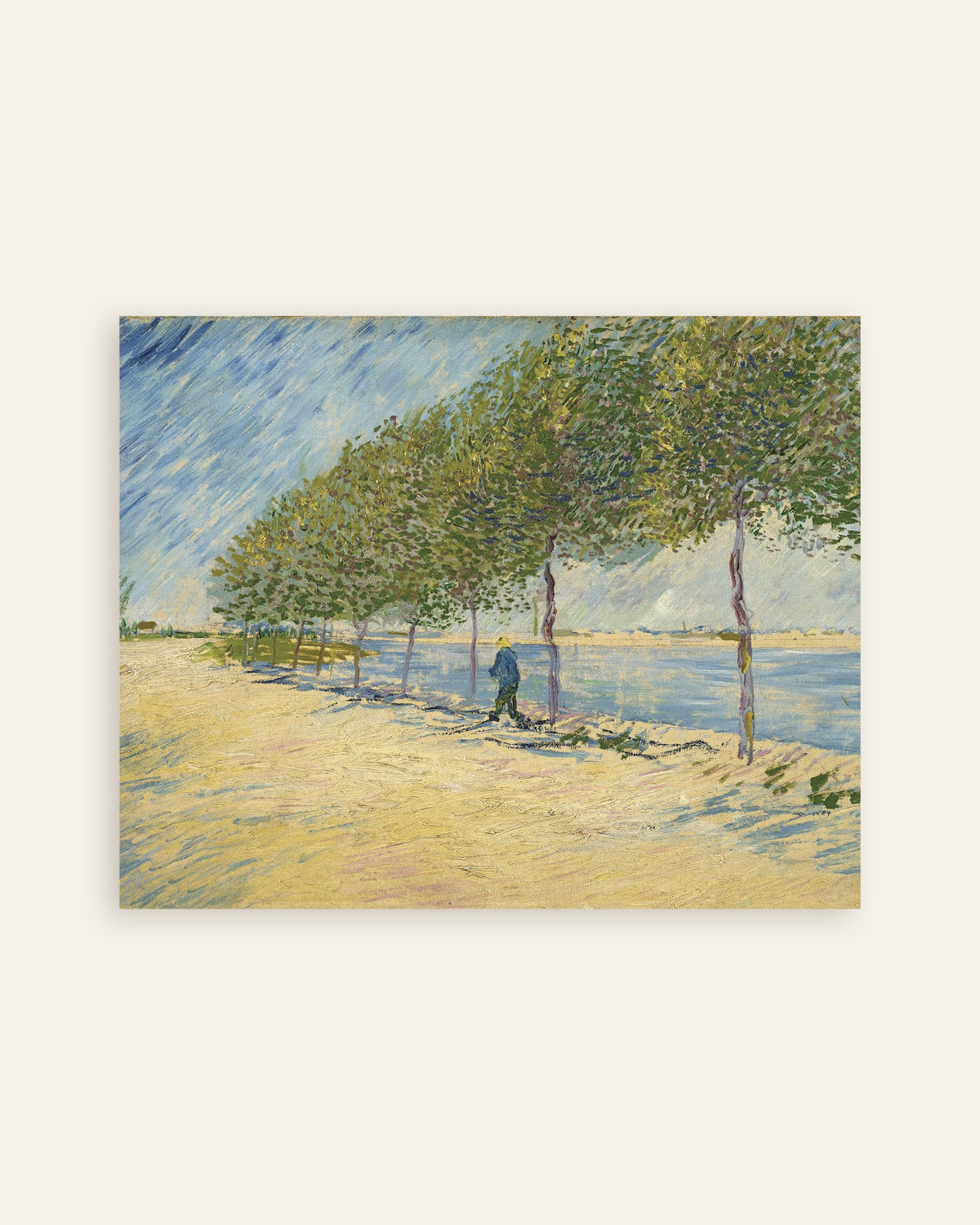 Póster de A orillas del Sena (1887), de Vincent van Gogh, miniatura