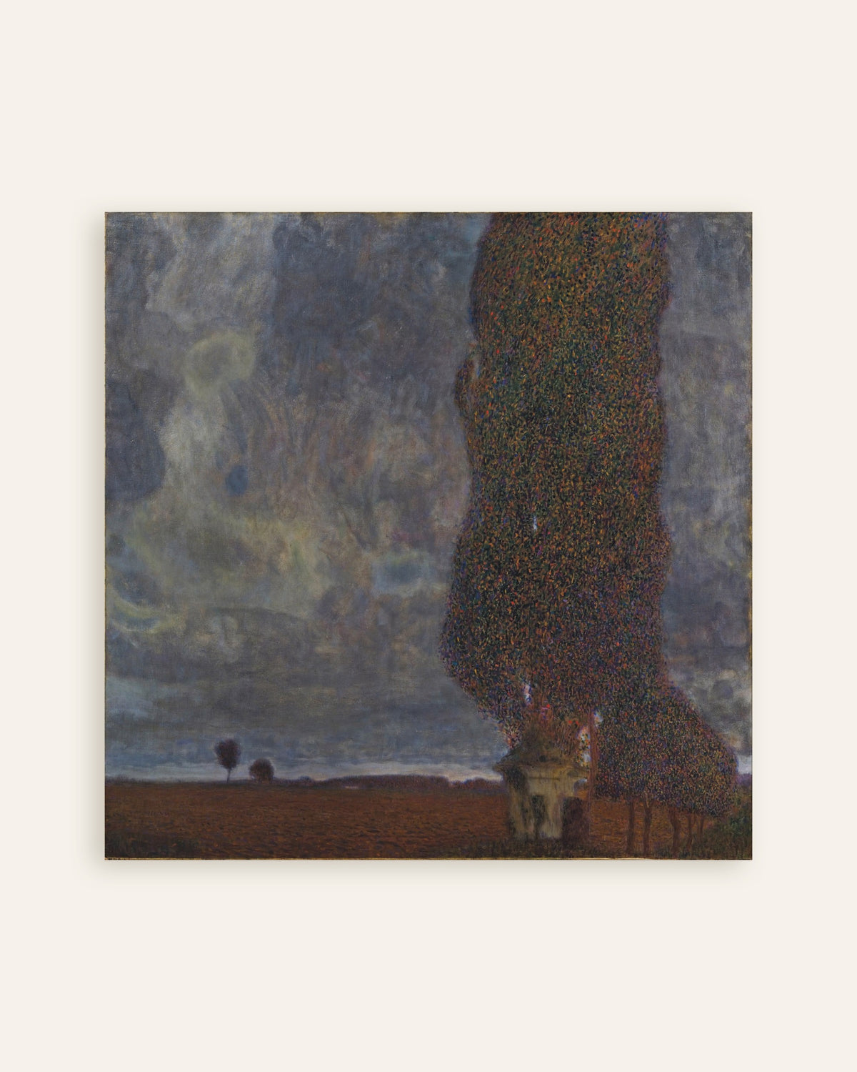 Póster Tormenta inminente (El gran álamo II) (1903), de Gustav Klimt, miniatura