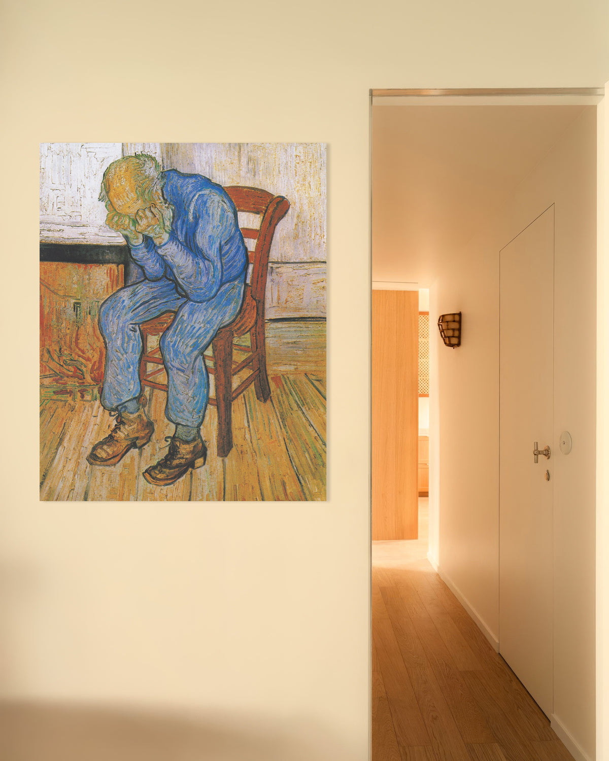 Póster de A las puertas de la eternidad (1890), de Vincent van Gogh