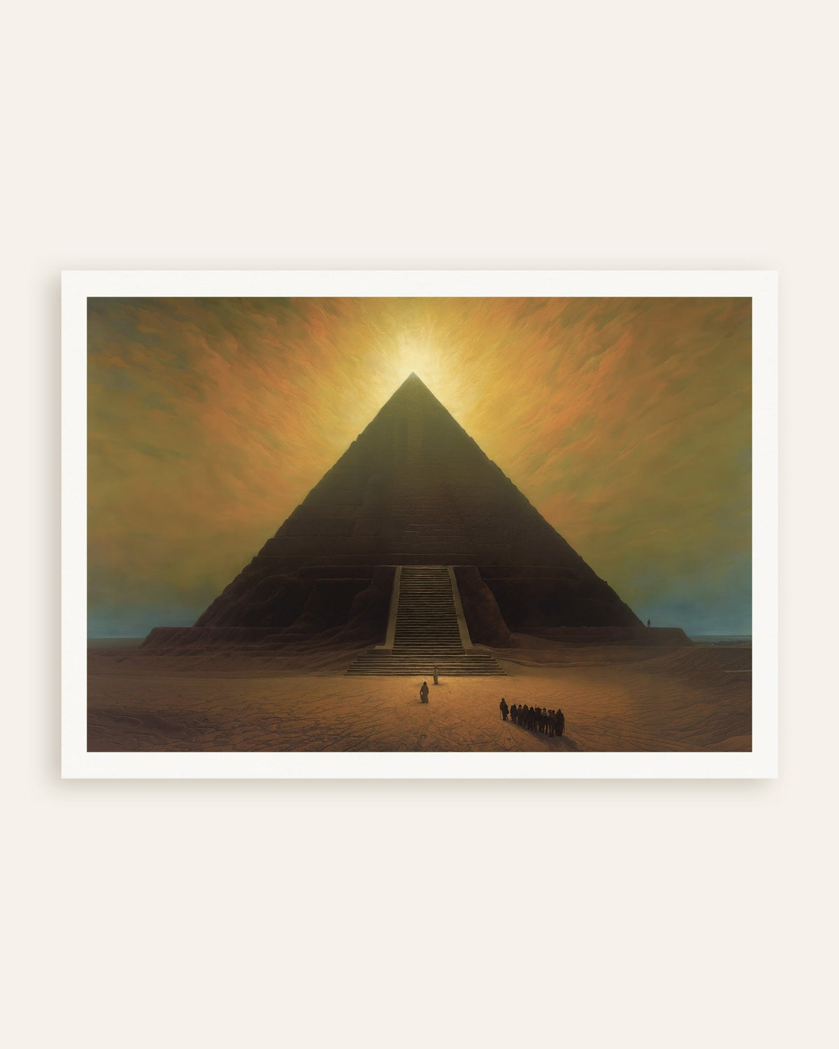 Póster de Atmosférico, oscuro y místico, La Gran Pirámide, miniatura