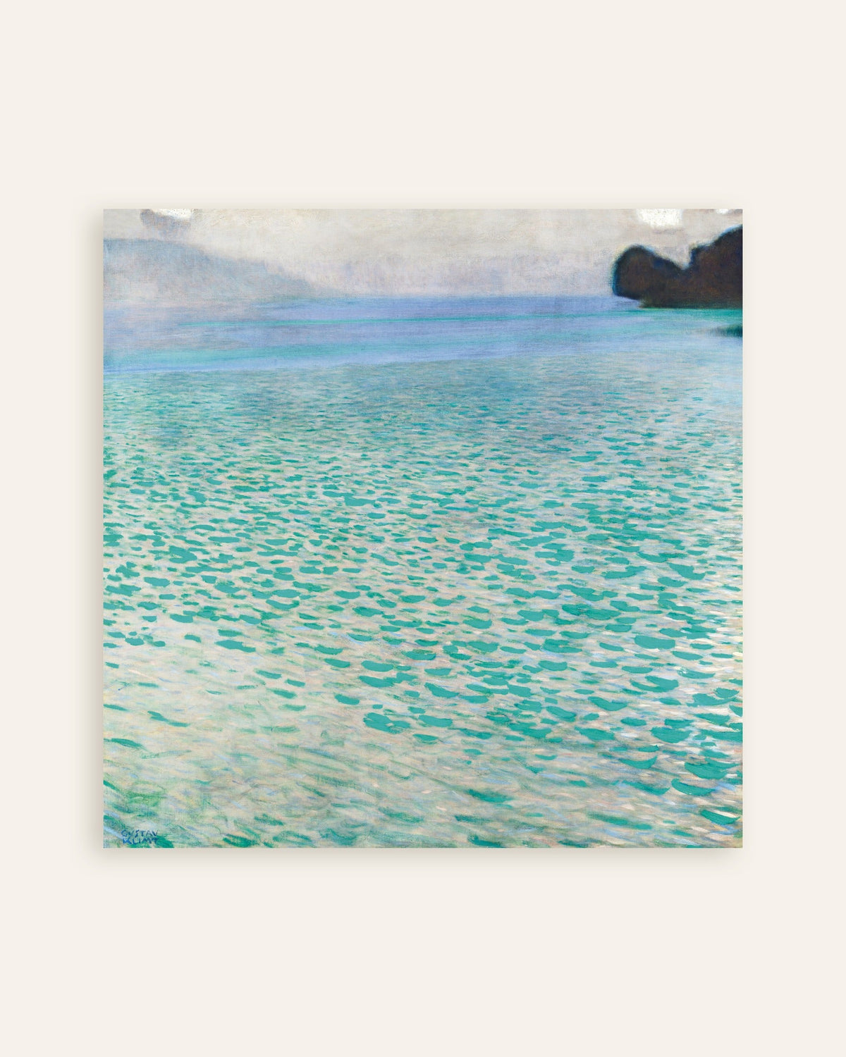 Póster Attersee (1900), de Gustav Klimt, miniatura
