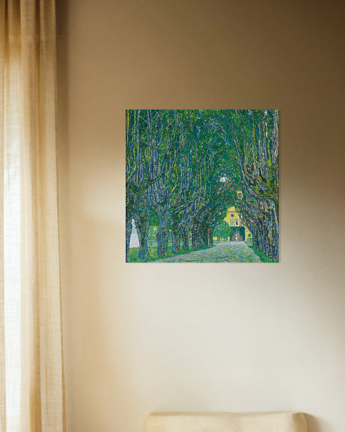 Póster Avenida hacia el castillo de Kammer (1912), de Gustav Klimt