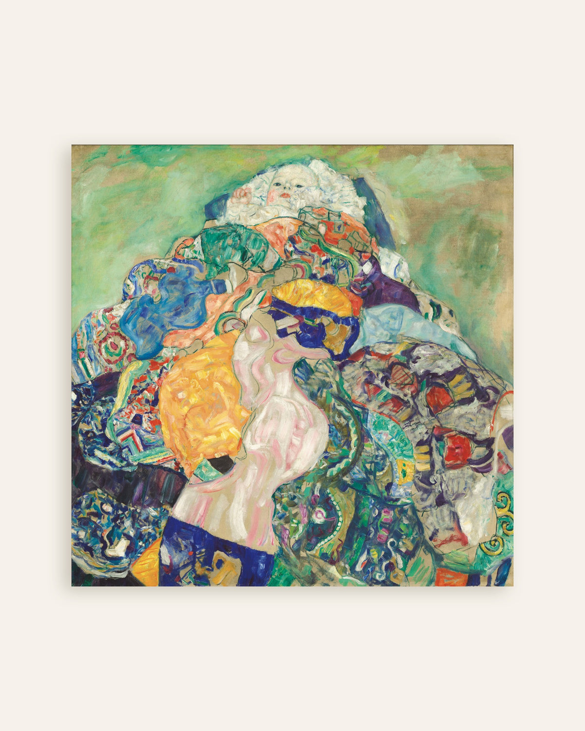 Póster Bebé (Cuna) (1917–1918), de Gustav Klimt, miniatura