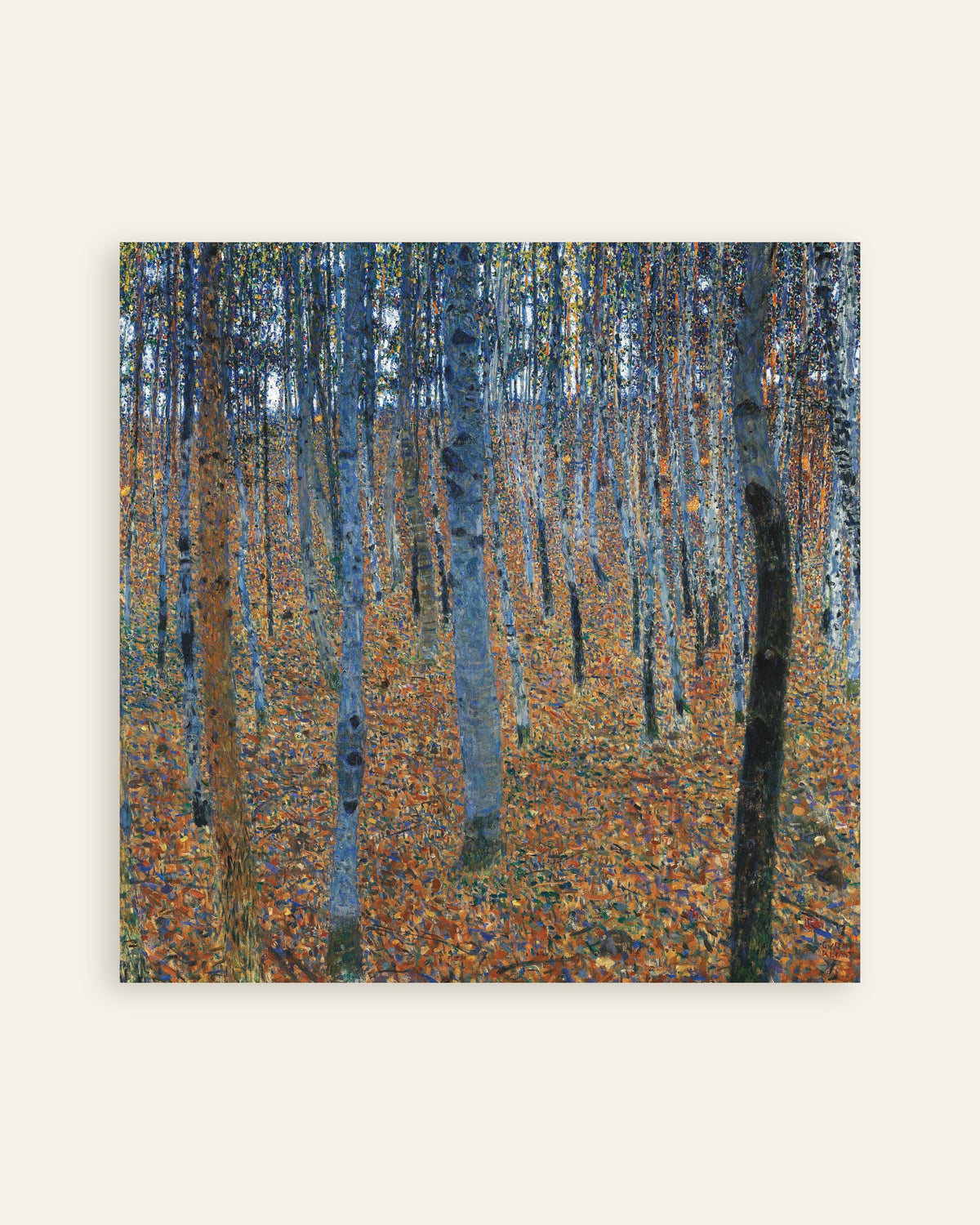 Póster Hayedo I (1902), de Gustav Klimt, miniatura