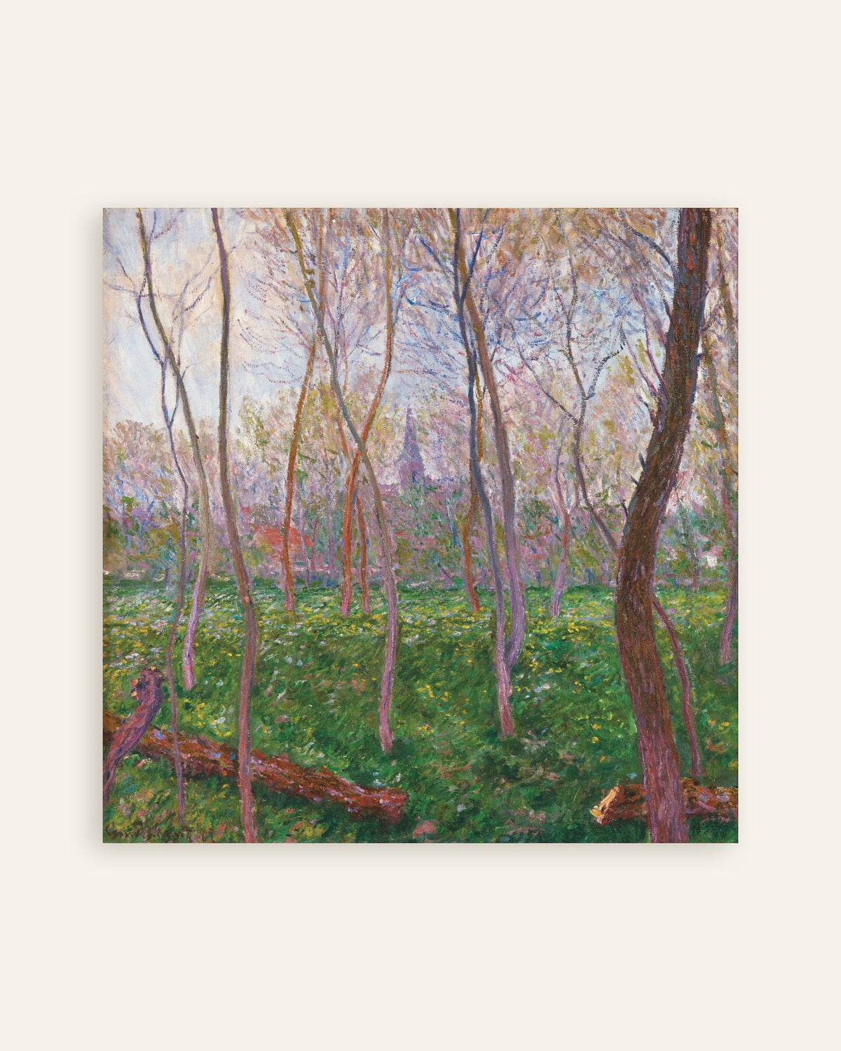 Póster Bennecourt (1887), de Claude Monet, miniatura