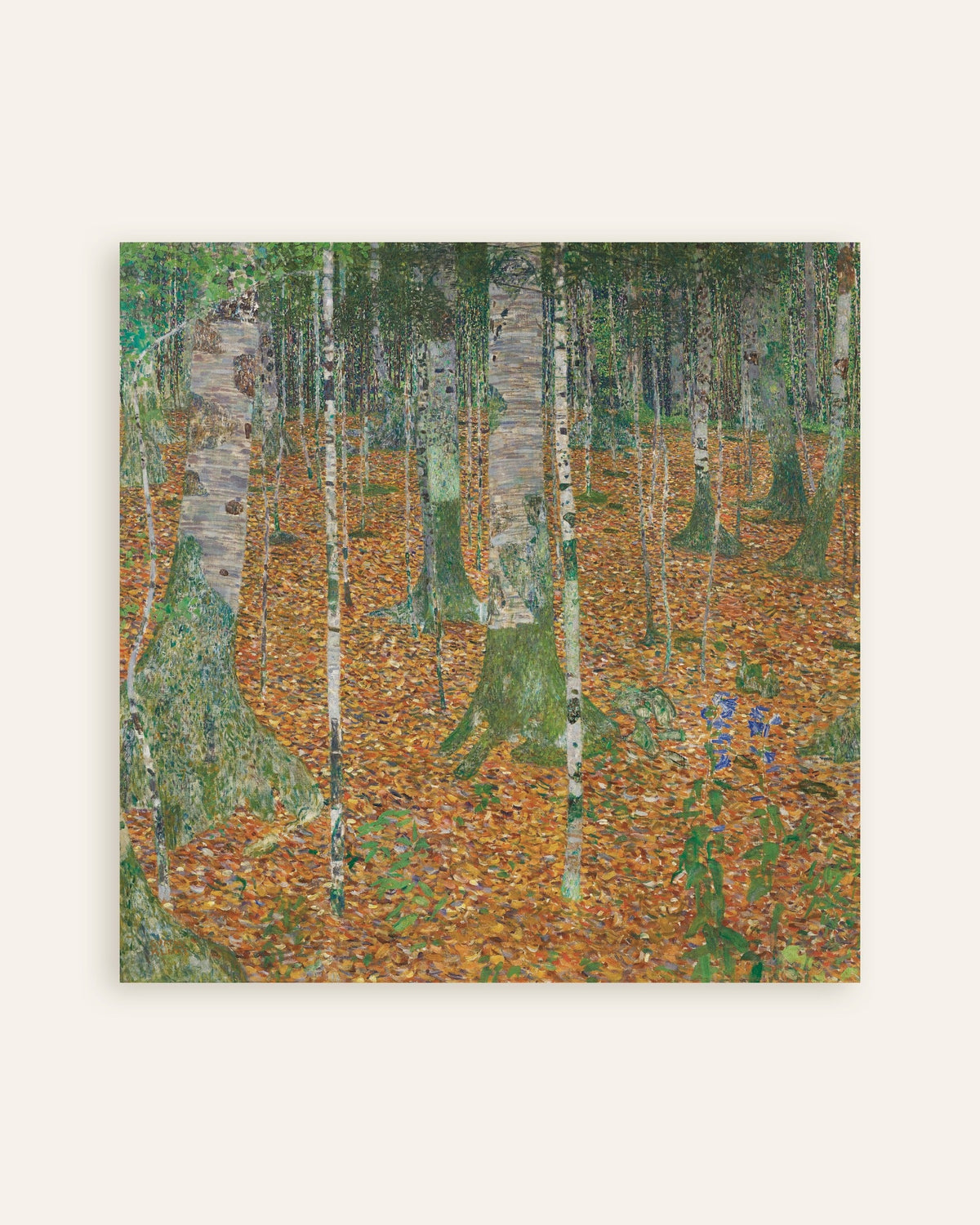 Póster Bosque de abedules (1903), de Gustav Klimt, miniatura
