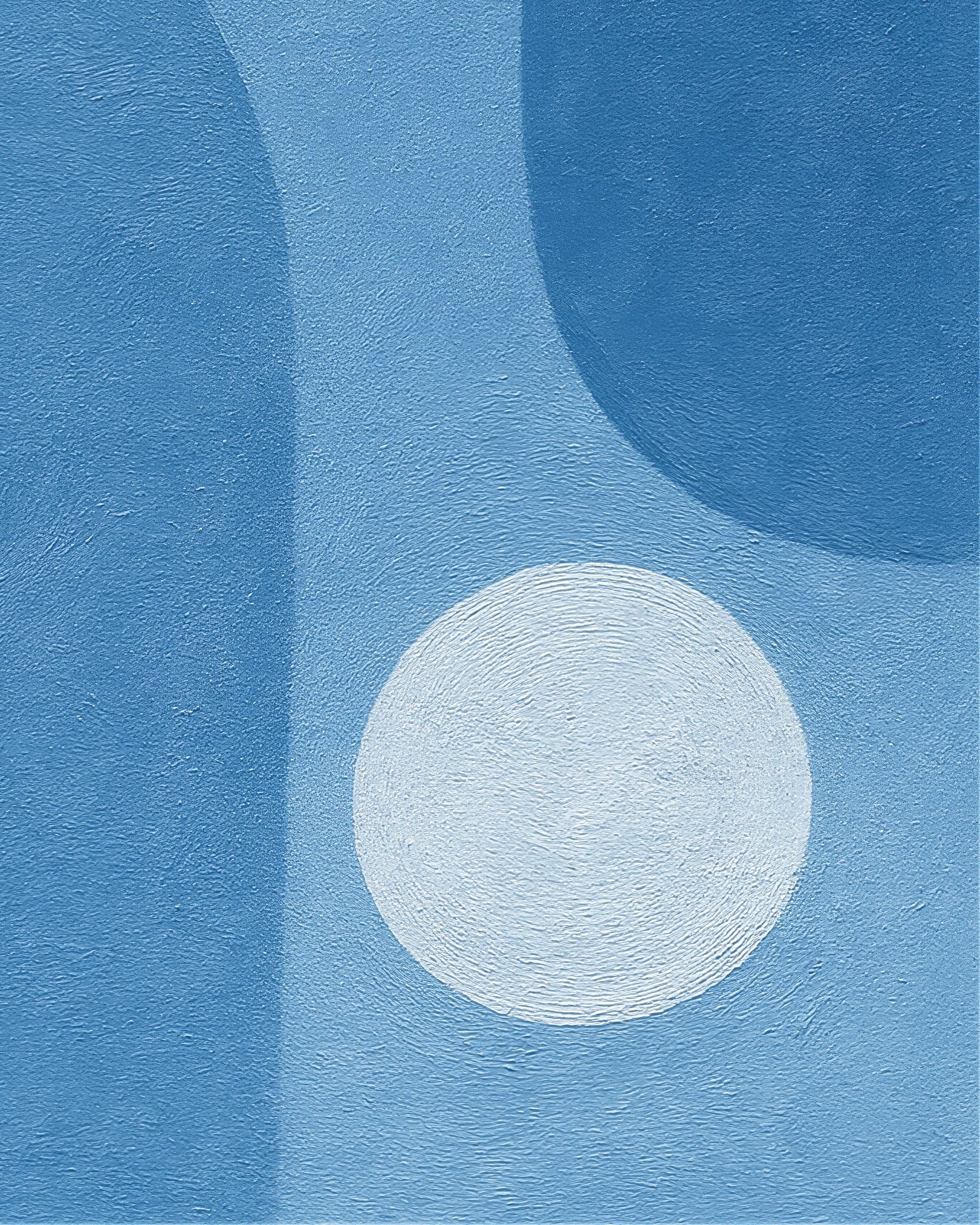 Blue Atmosphere – pósters de formas azules abstractas