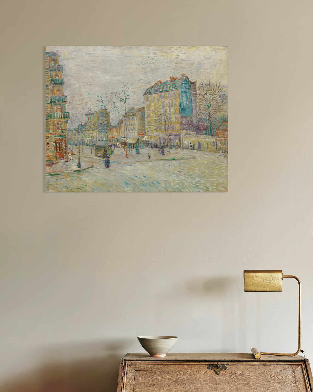 Póster de Boulevard de Clichy (1887), de Vincent van Gogh