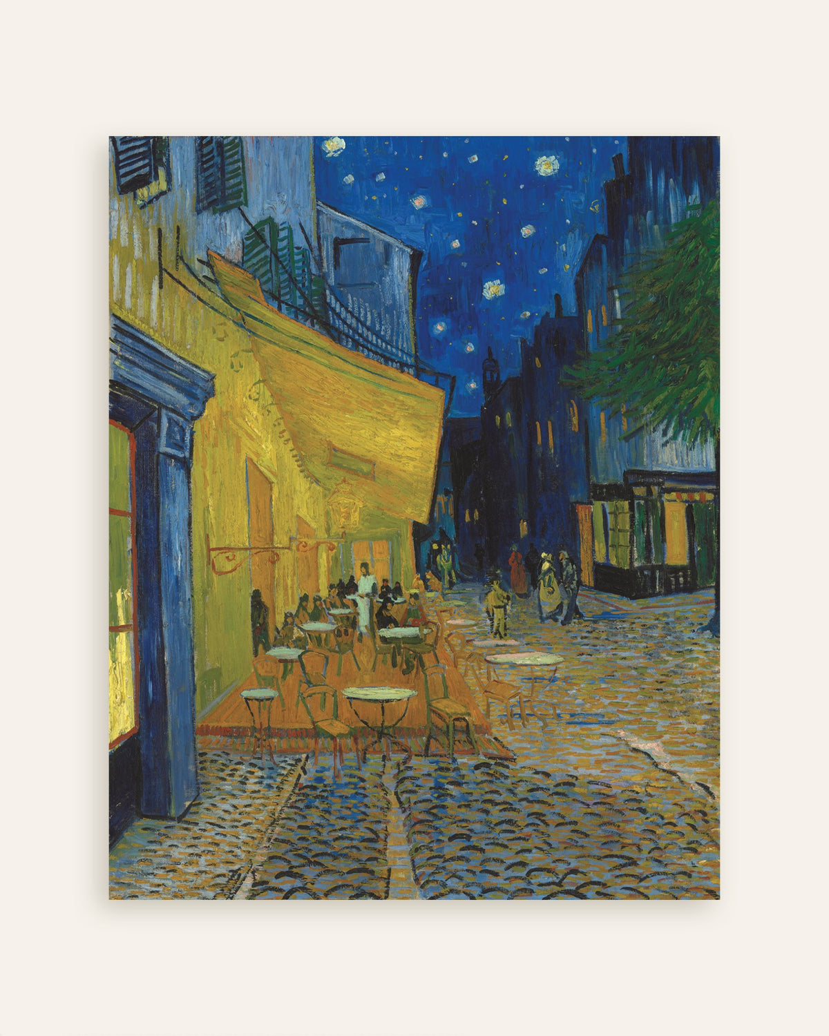 Póster «Terraza de café por la noche» (1888), de Vincent van Gogh, en miniatura