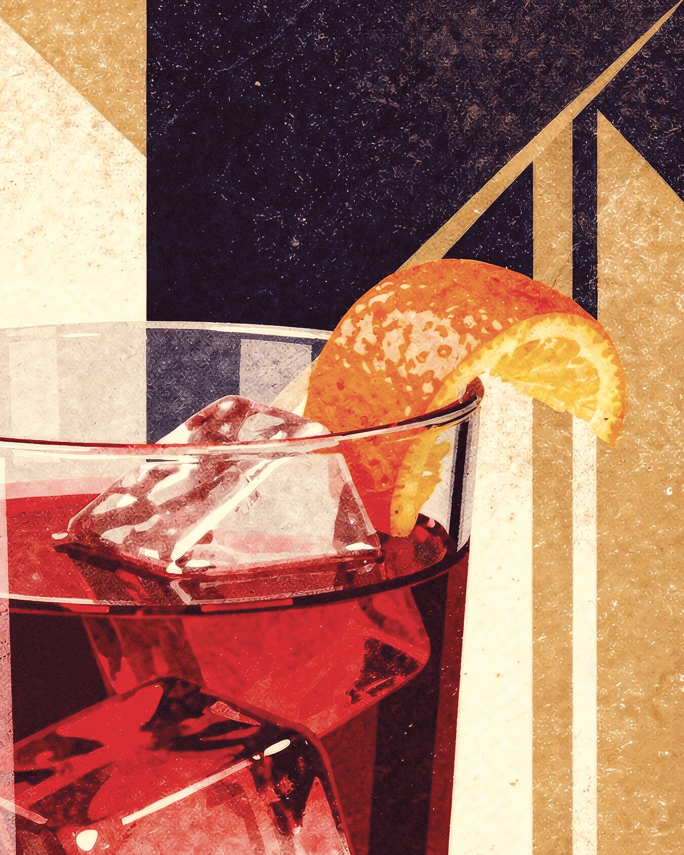 Póster Campari - Lámina decorativa Aperitivo