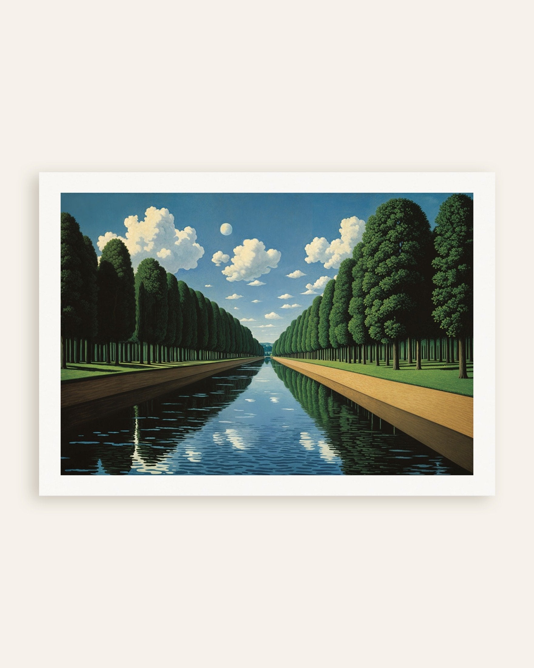 Poster of Canal landscape poster, thumbnail