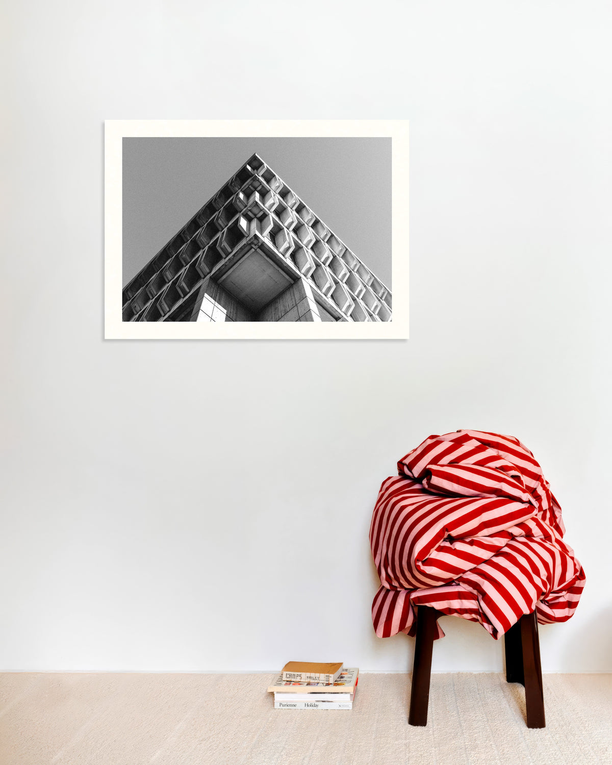 Póster «Esquina artesonada en perspectiva marcada»