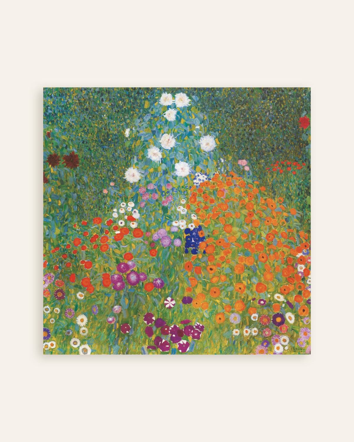 Póster Jardín campestre (1905–1907), de Gustav Klimt, miniatura