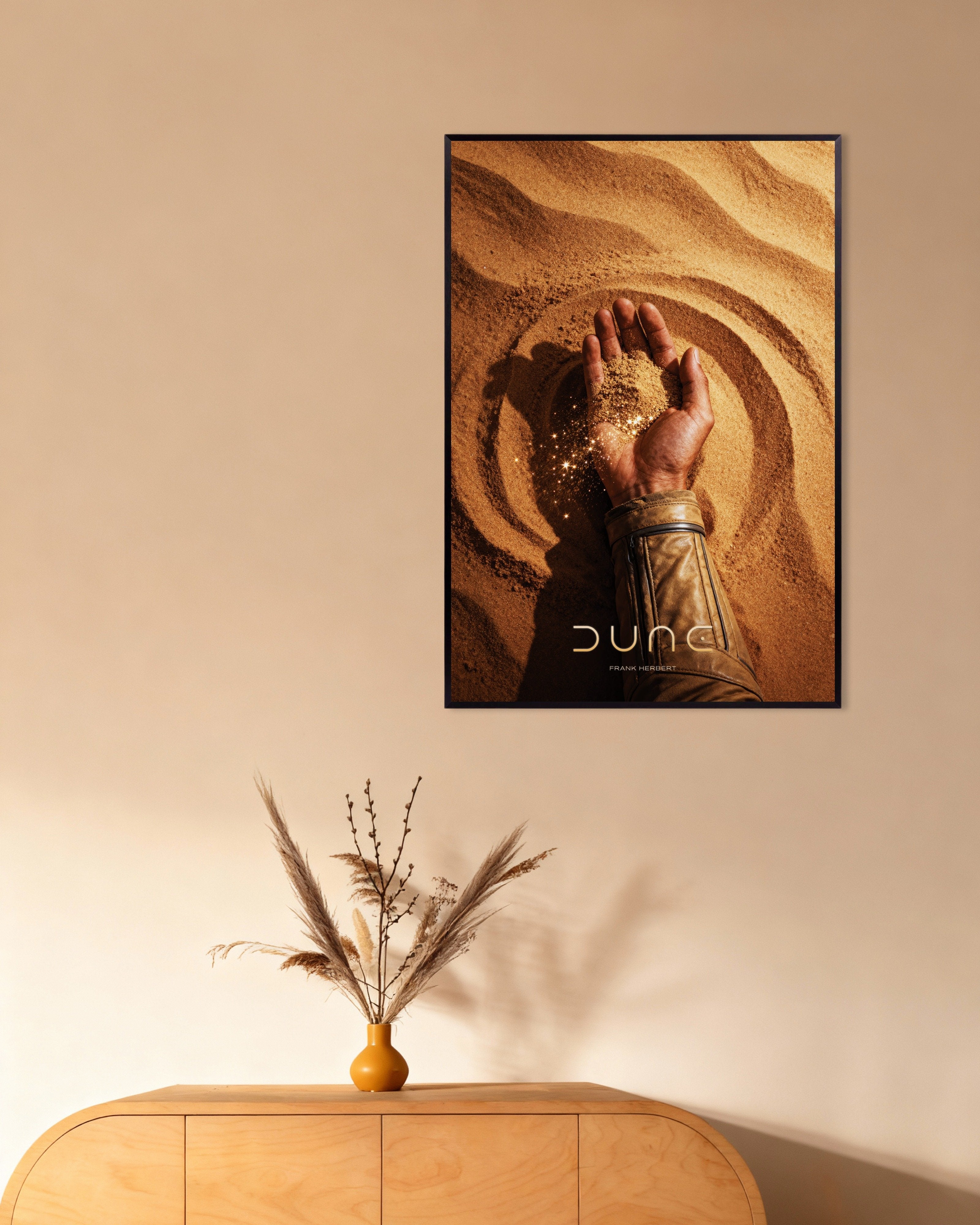 Poster of Desert Hand Poster, with metal frame