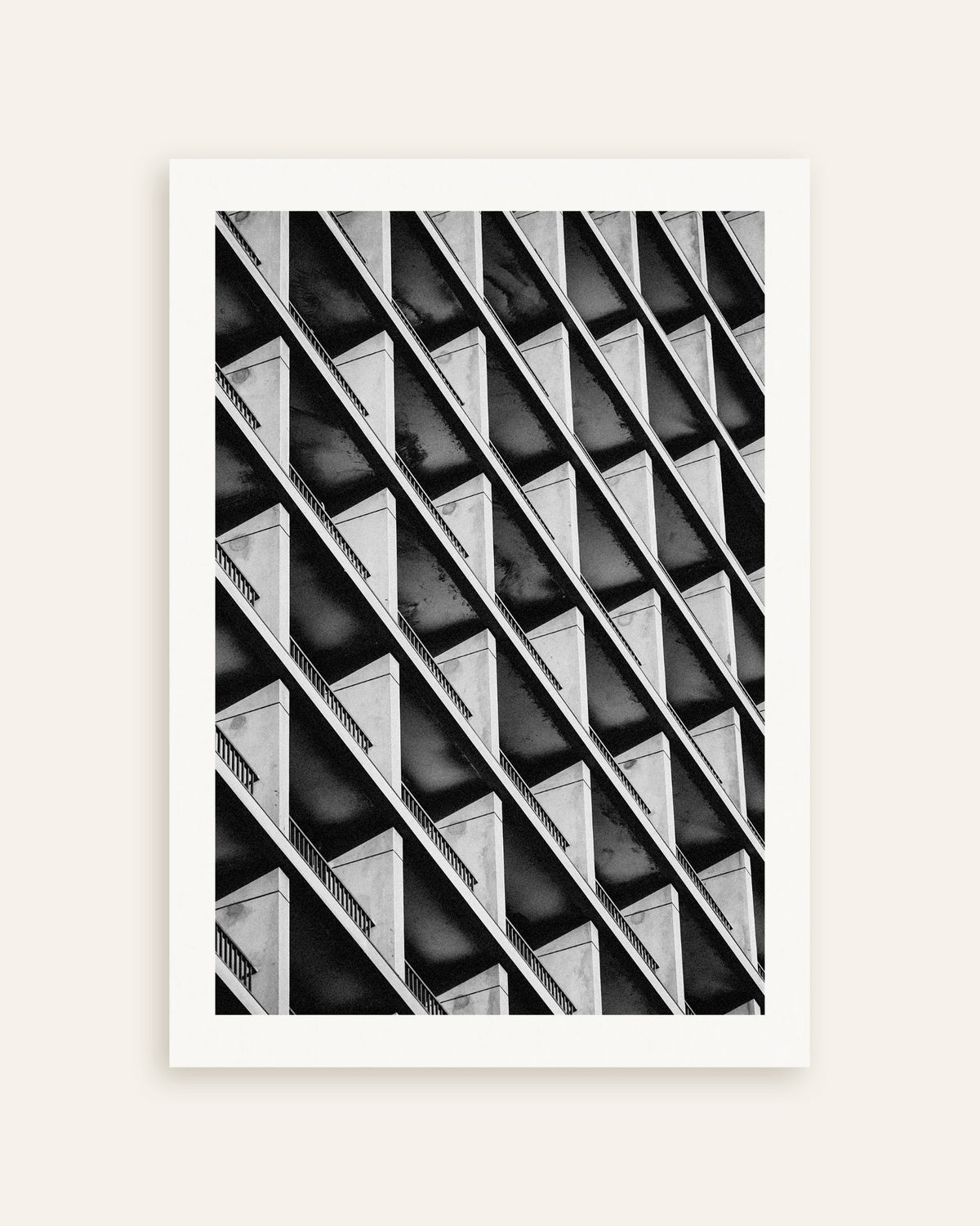 Póster «Ritmo diagonal de balcones», miniatura