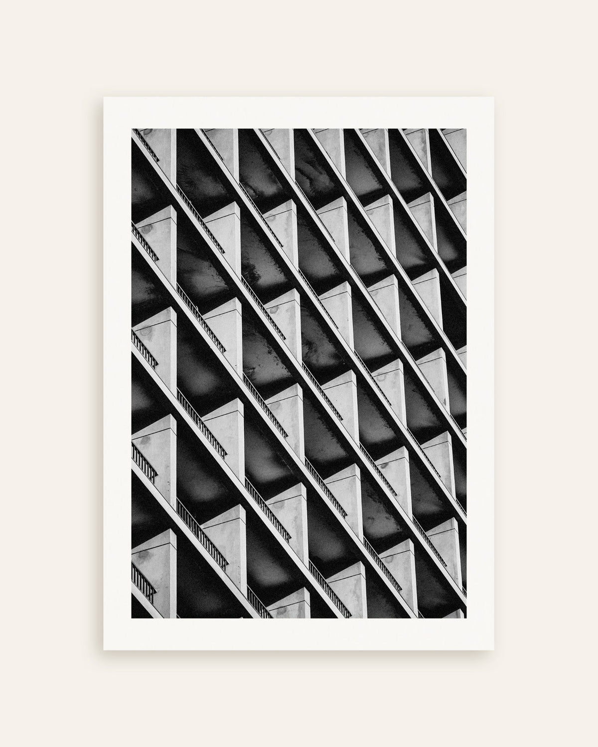 Póster «Ritmo diagonal de balcones», miniatura