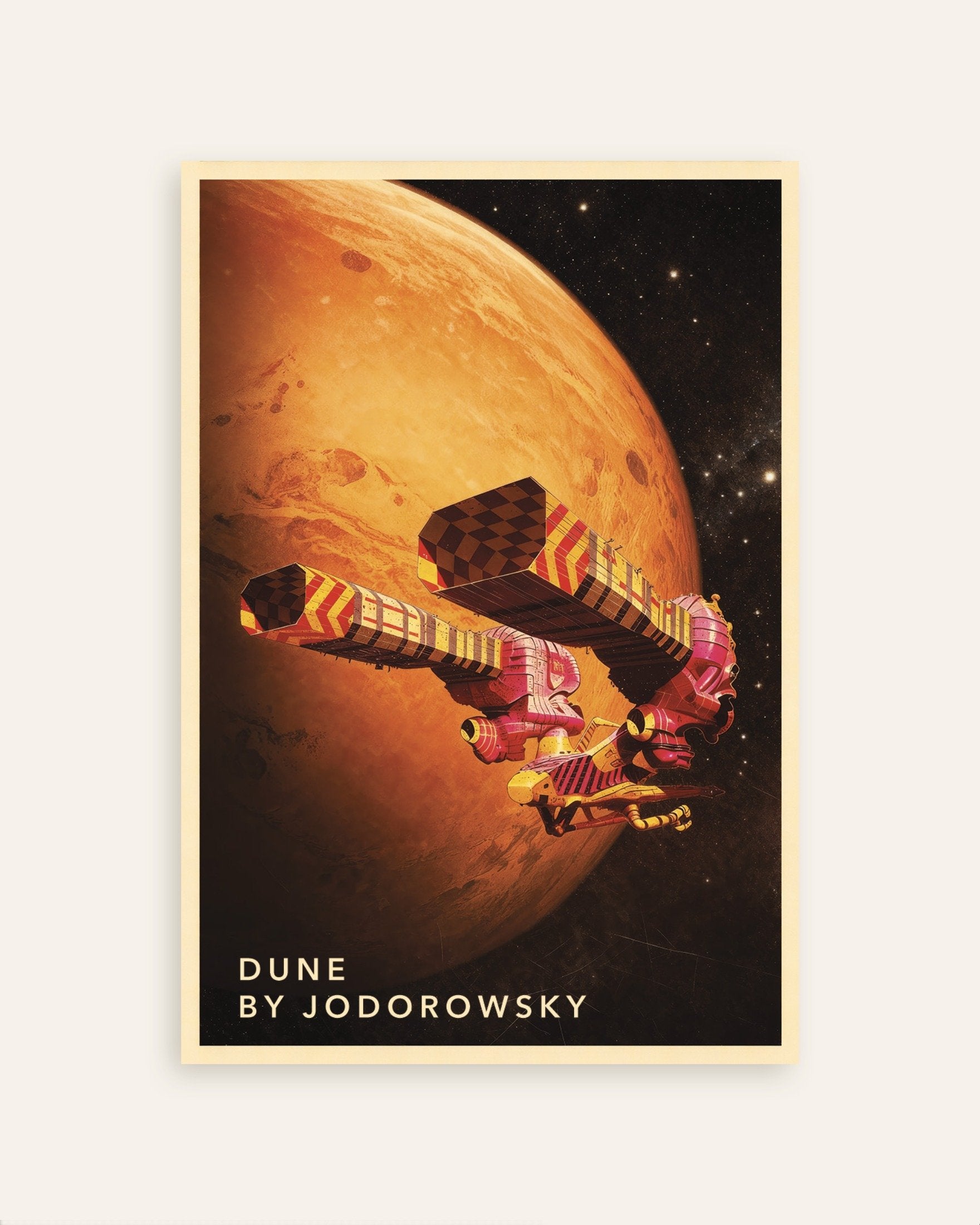 Poster of Dune by Jodorowsky (Fan-Art) Retro Sci-Fi Poster, thumbnail