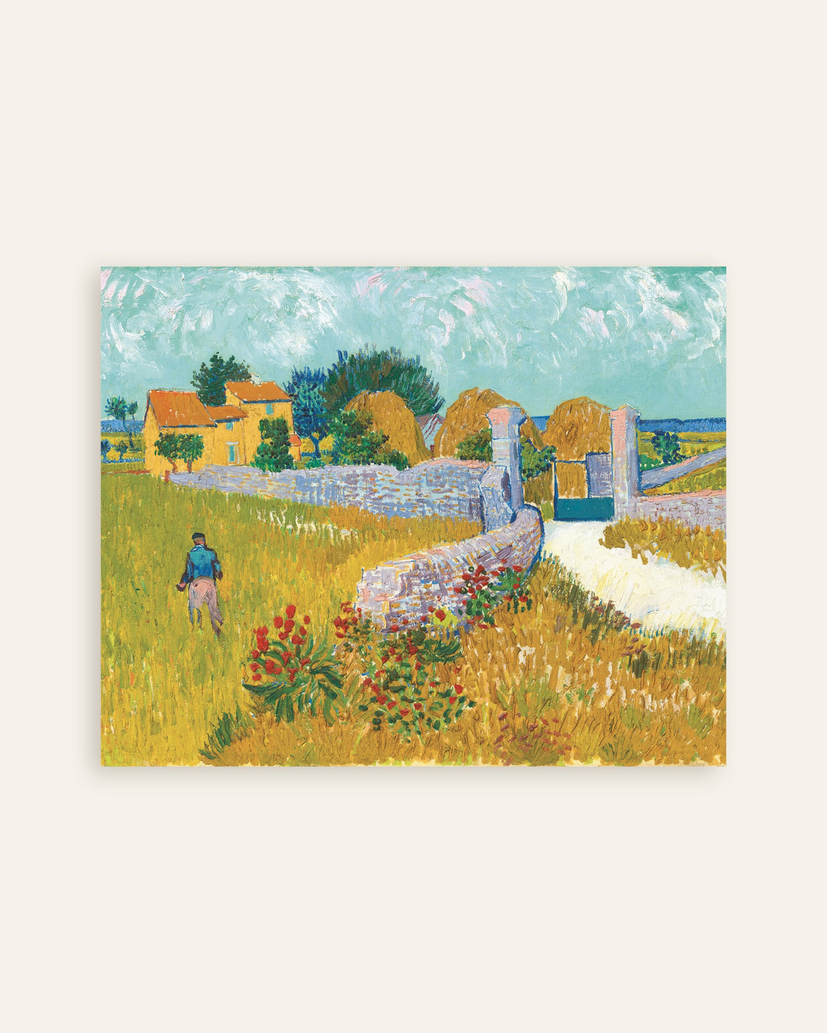 Póster de Casa de campo en Provenza (1888), de Vincent van Gogh, miniatura