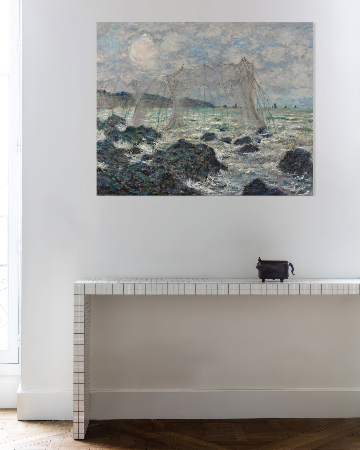 Póster Redes de pesca en Pourville (1882), de Claude Monet