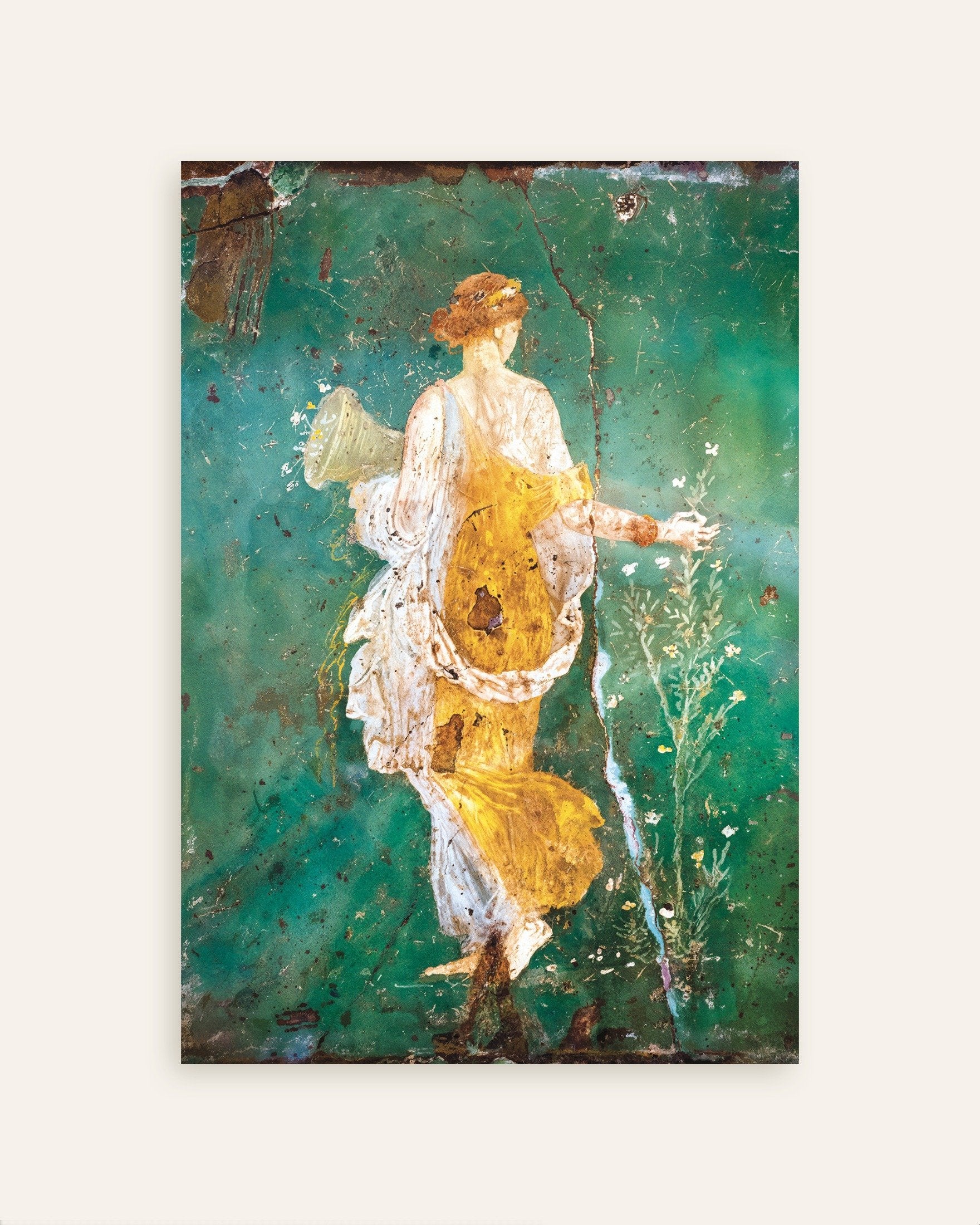 Poster of Flora Wall Fresco – Stabiae - Ancient Roman Painting Poster, thumbnail