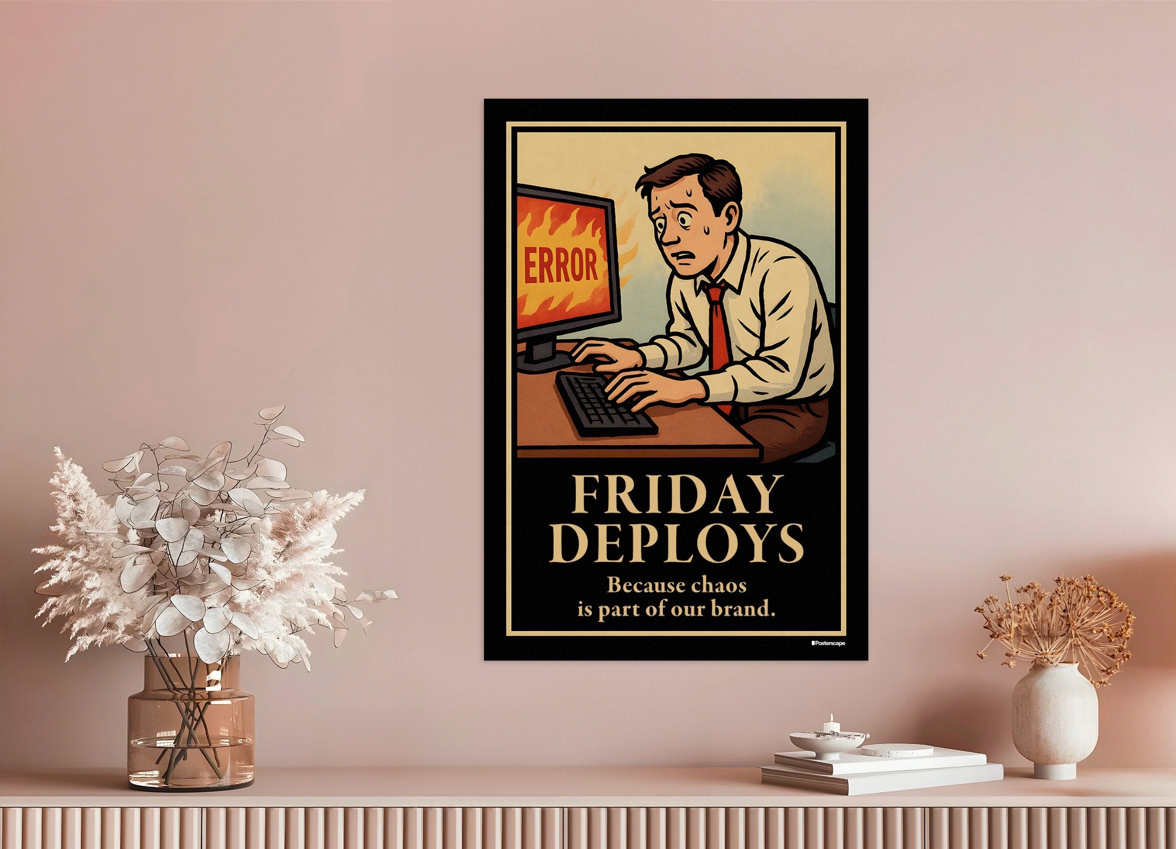 Poster of Friday Deploys - Demotivational Poster