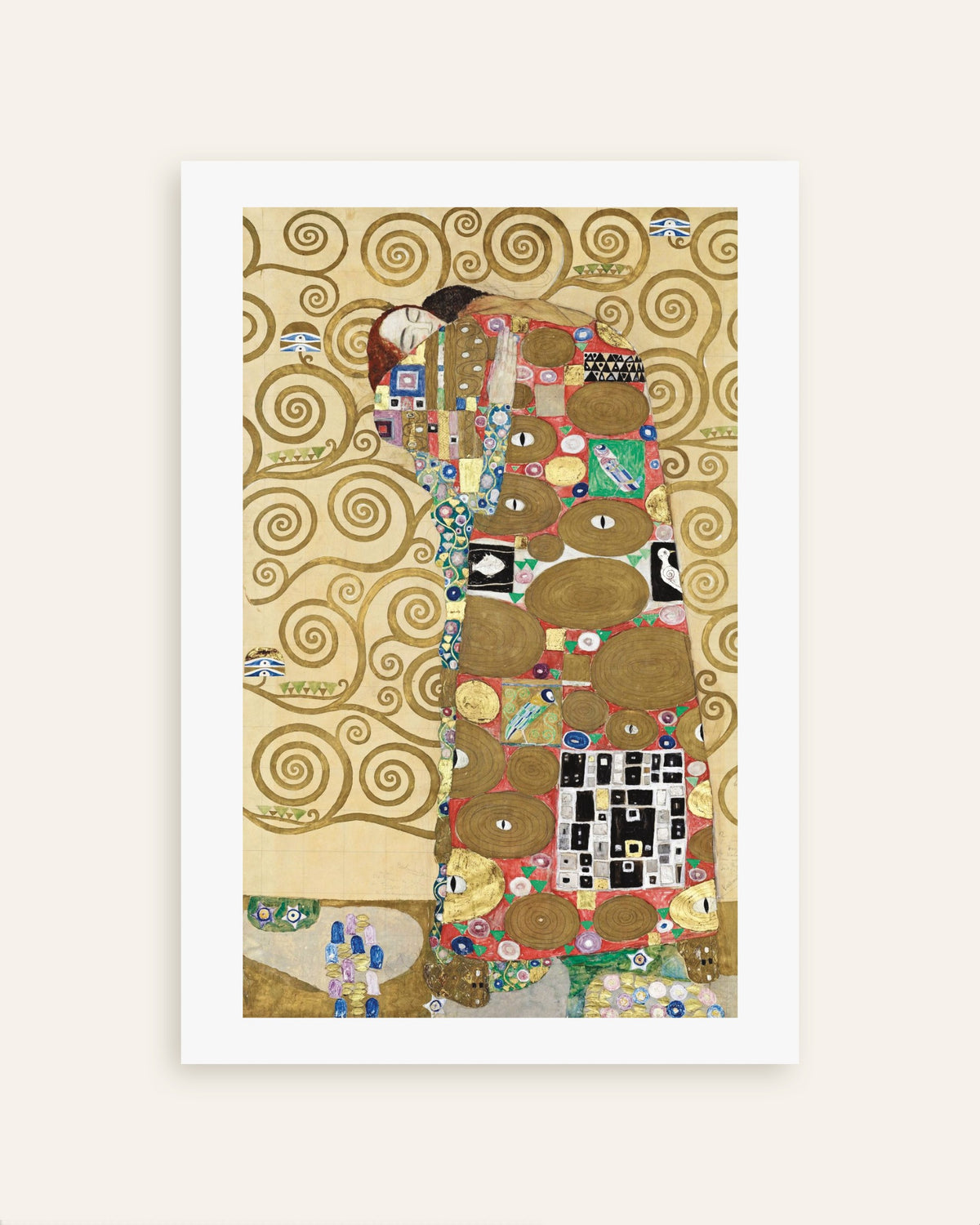 Póster de Cumplimiento, Friso Stoclet (1910–1911), de Gustav Klimt, miniatura