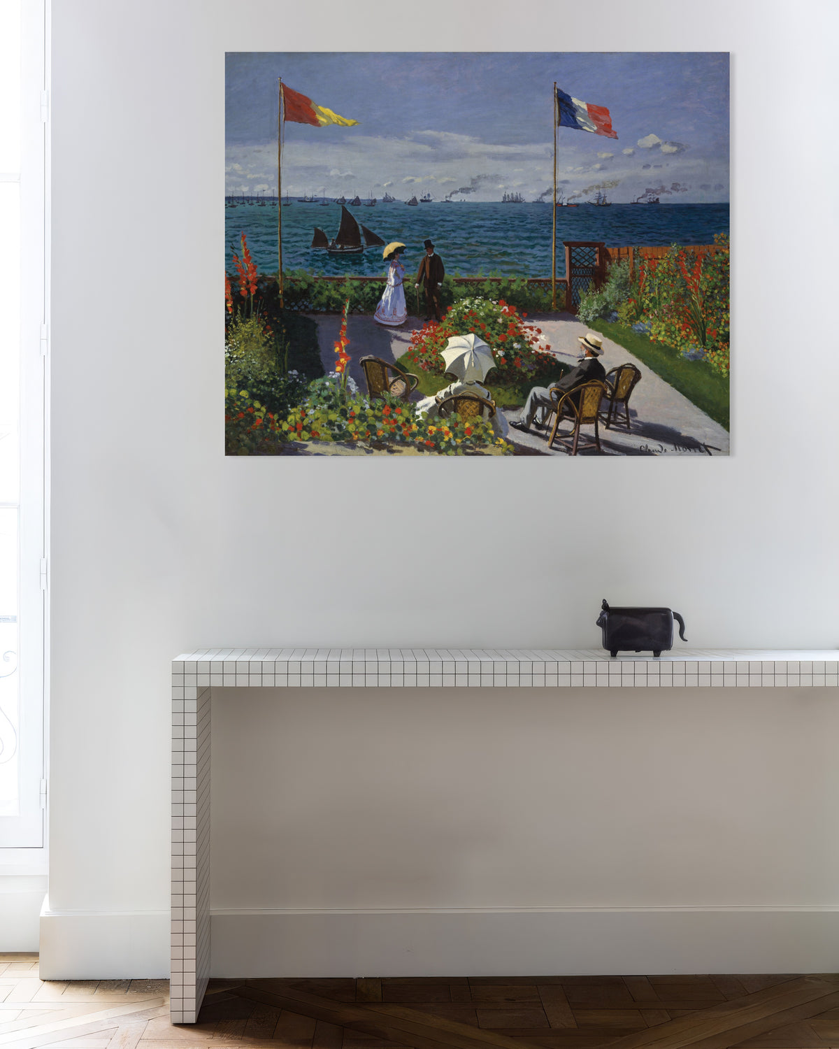 Póster Jardín en Sainte-Adresse (1867), de Claude Monet