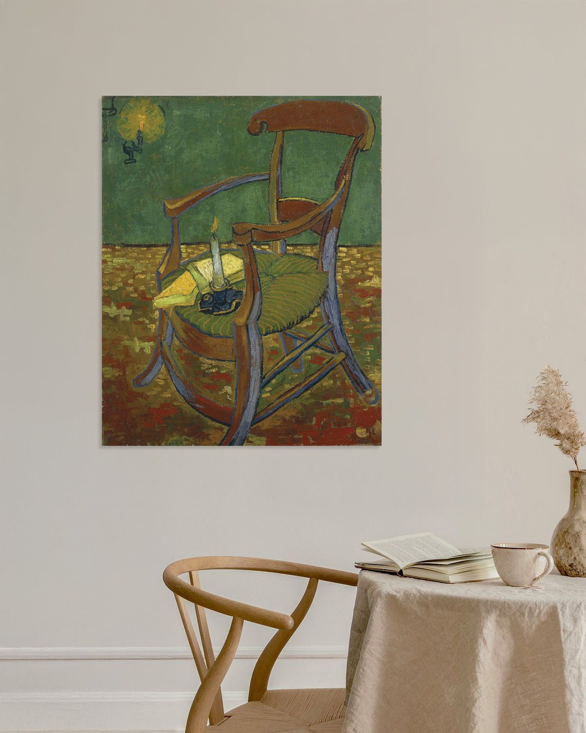 Póster de La silla de Gauguin (1888), de Vincent van Gogh