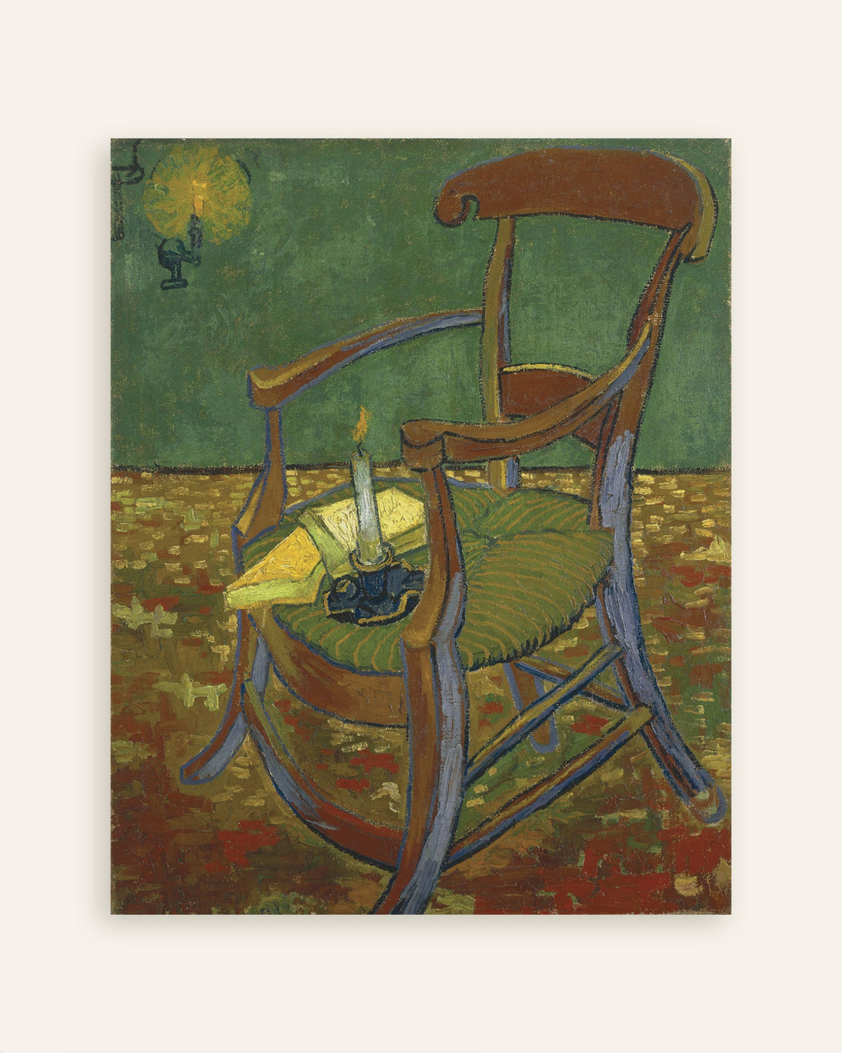 Póster de La silla de Gauguin (1888), de Vincent van Gogh, en miniatura