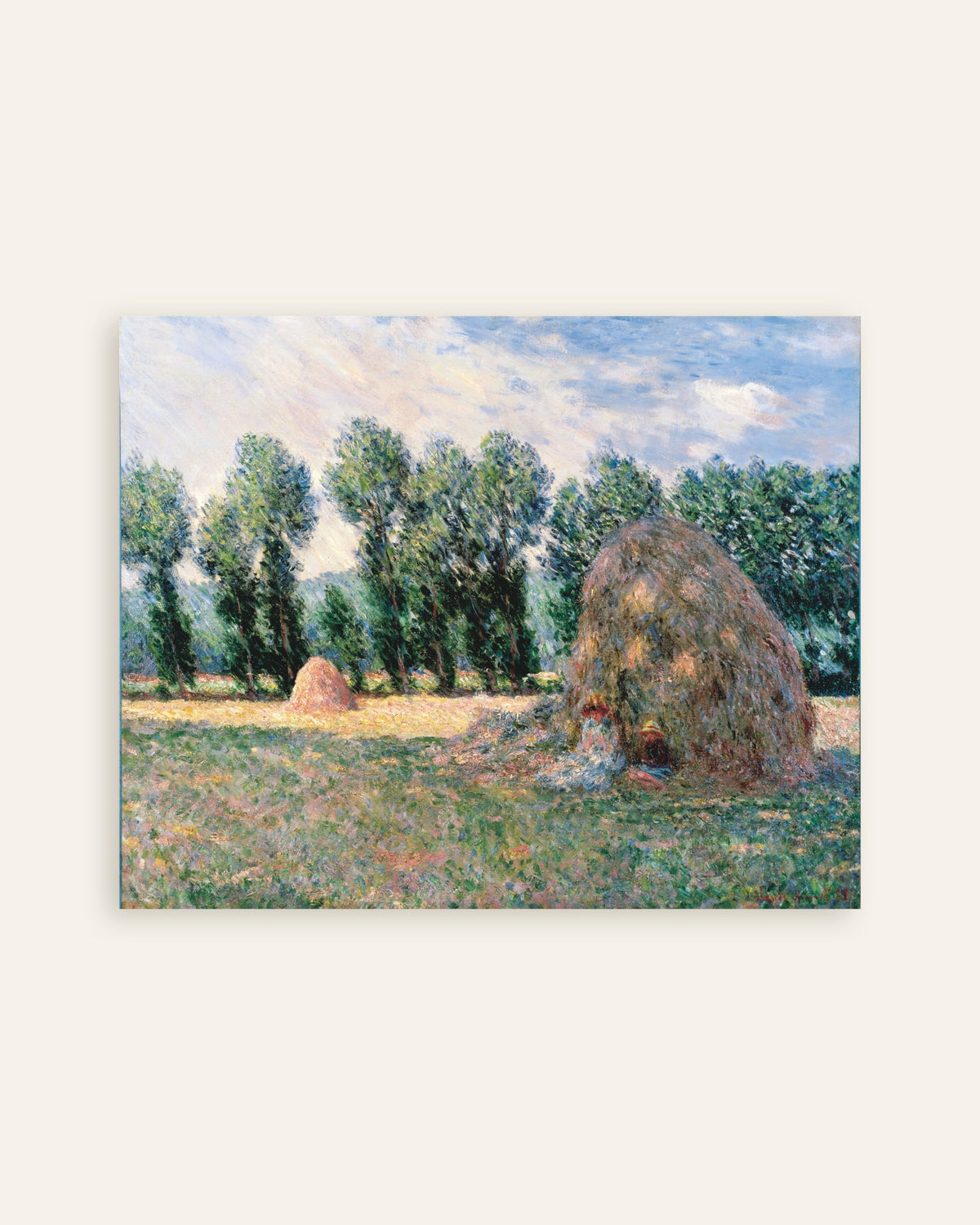 Póster Almiares (1885), de Claude Monet, miniatura