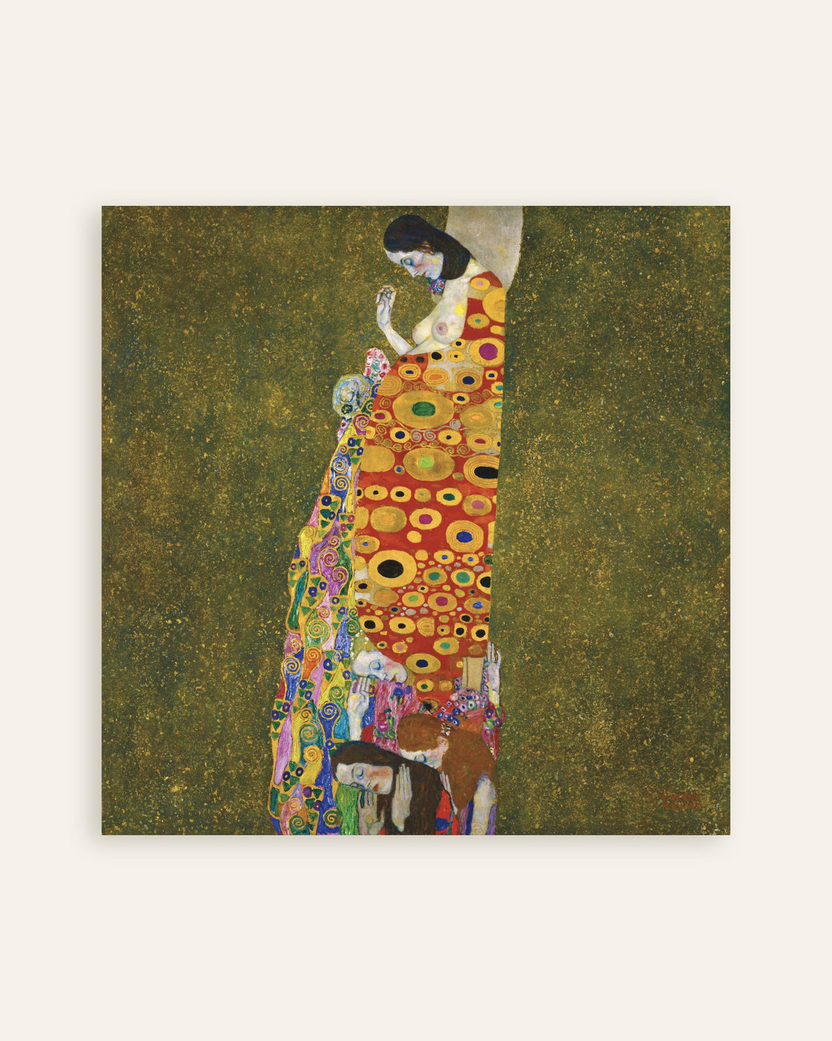 Póster La esperanza II (1907–1908), de Gustav Klimt, miniatura
