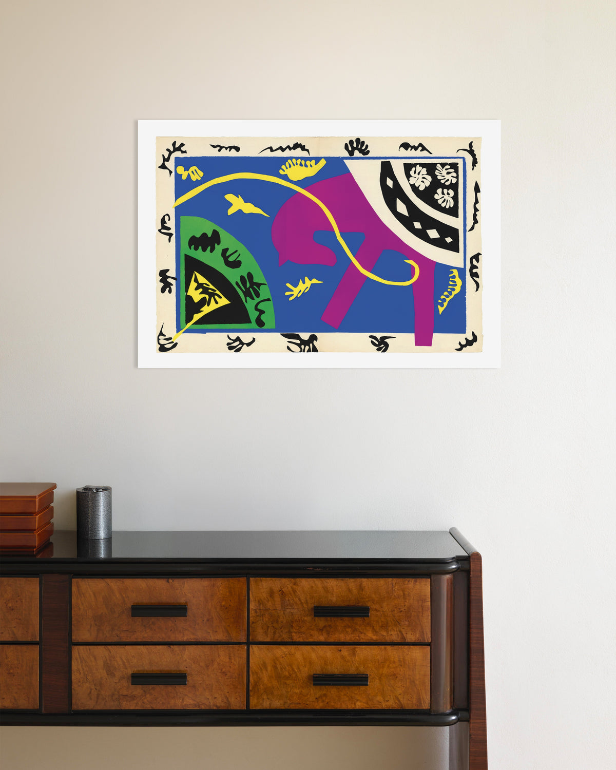 Caballo, jinete y payaso (Jazz, 1947), de Henri Matisse: póster