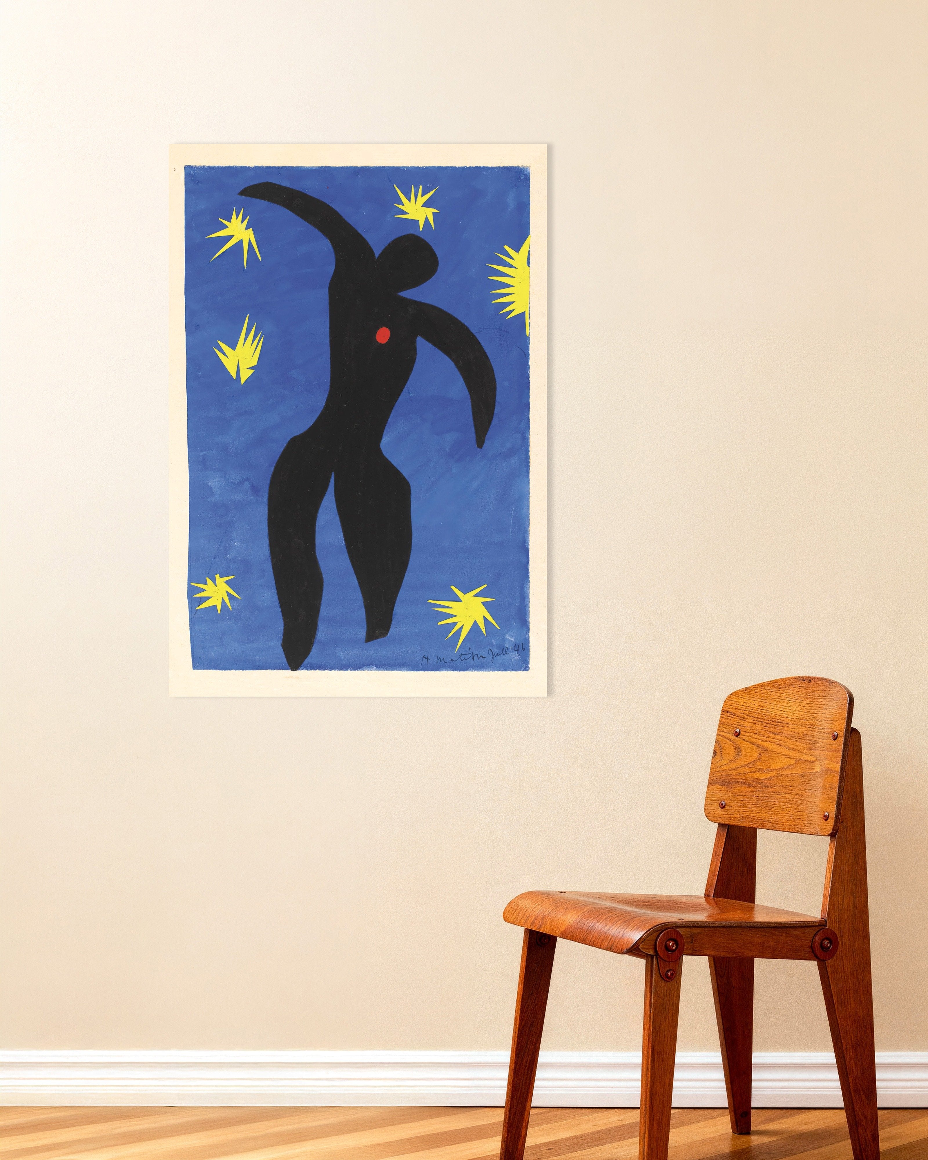 Matisse Ícaro 1947 Portfolio de Jazz Lámina Decorativa