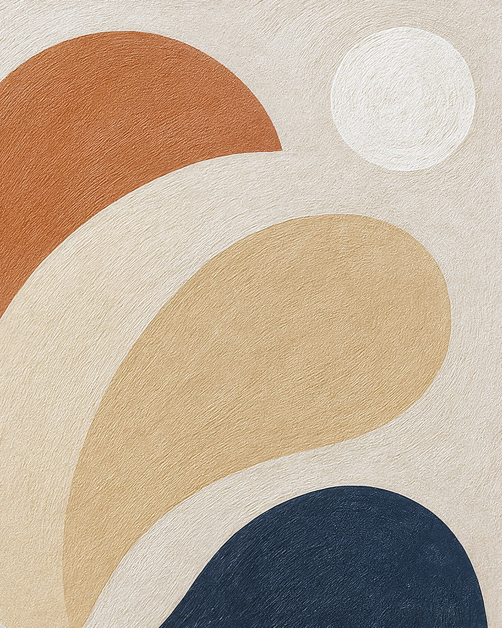 Intrications – pósters de formas abstractas en tonos tierra