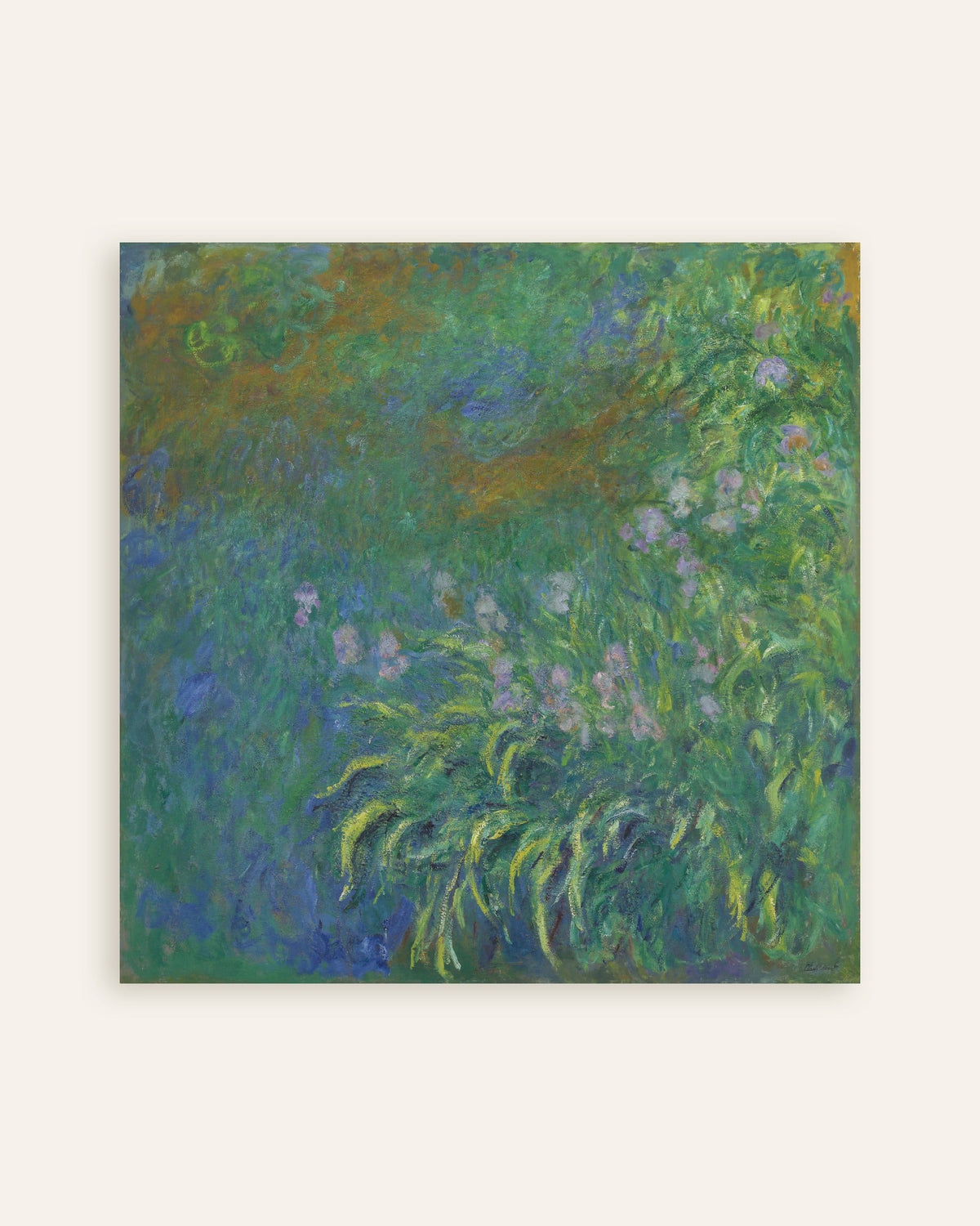 Póster Lirios (1914–1917), de Claude Monet, miniatura