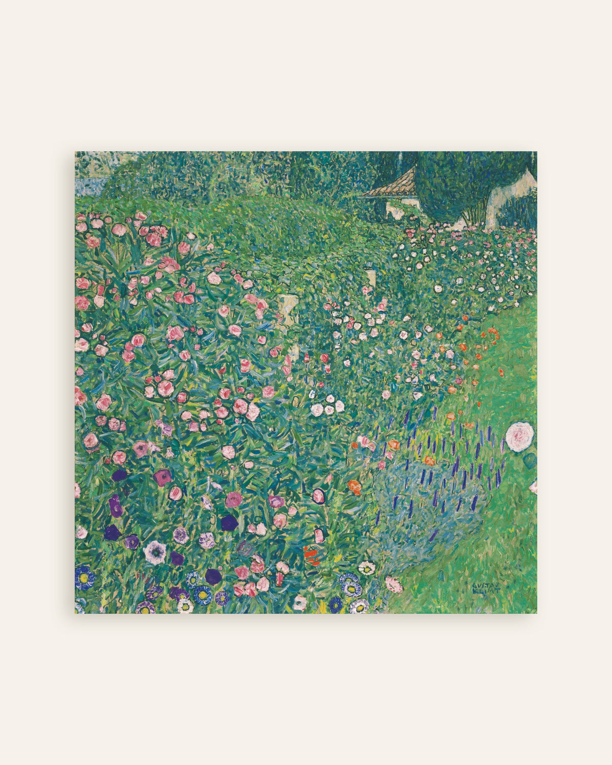 Póster Paisaje de jardín italiano (1913), de Gustav Klimt, miniatura
