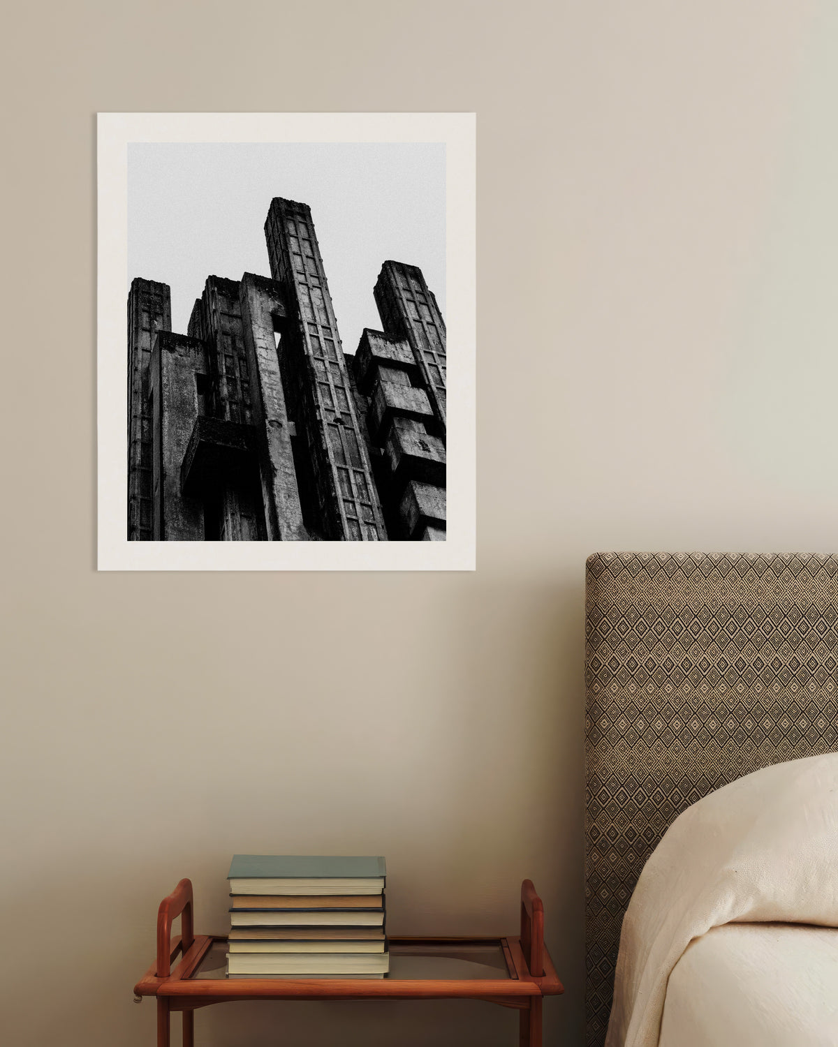 Póster «Torres de hormigón irregulares»