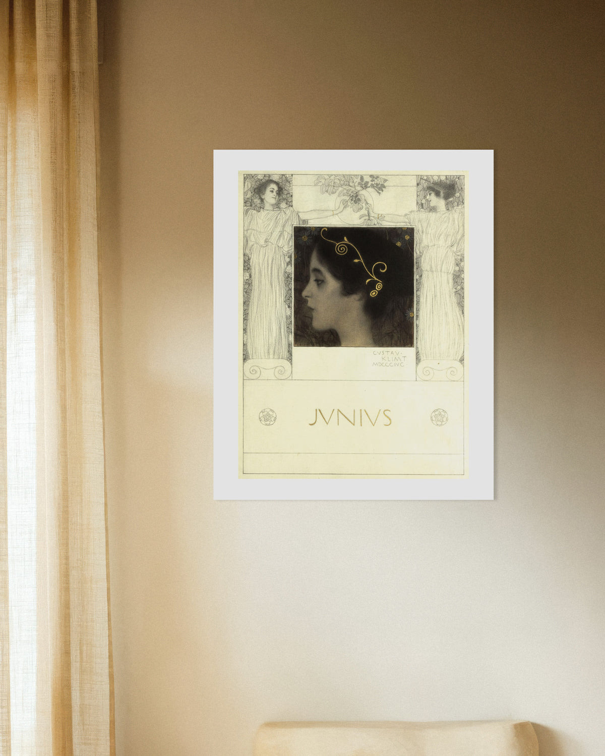 Póster Junius (1896), de Gustav Klimt