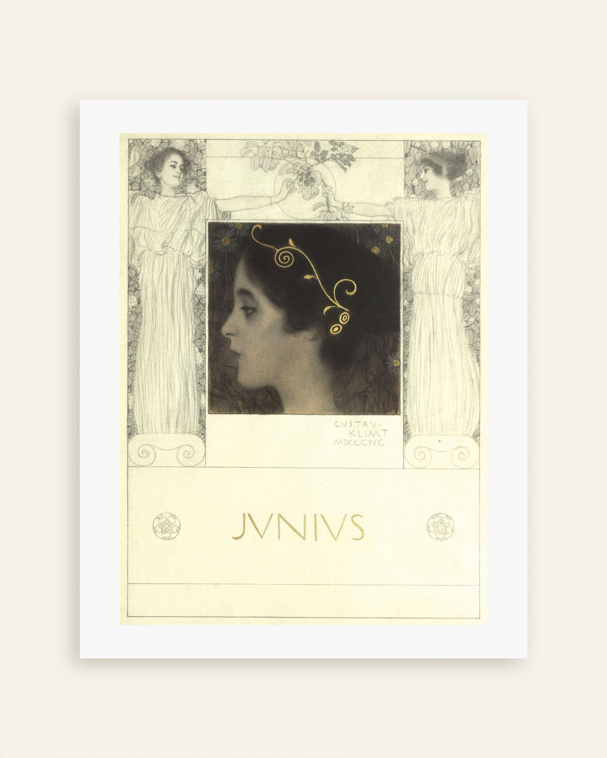 Póster Junius (1896), de Gustav Klimt, miniatura