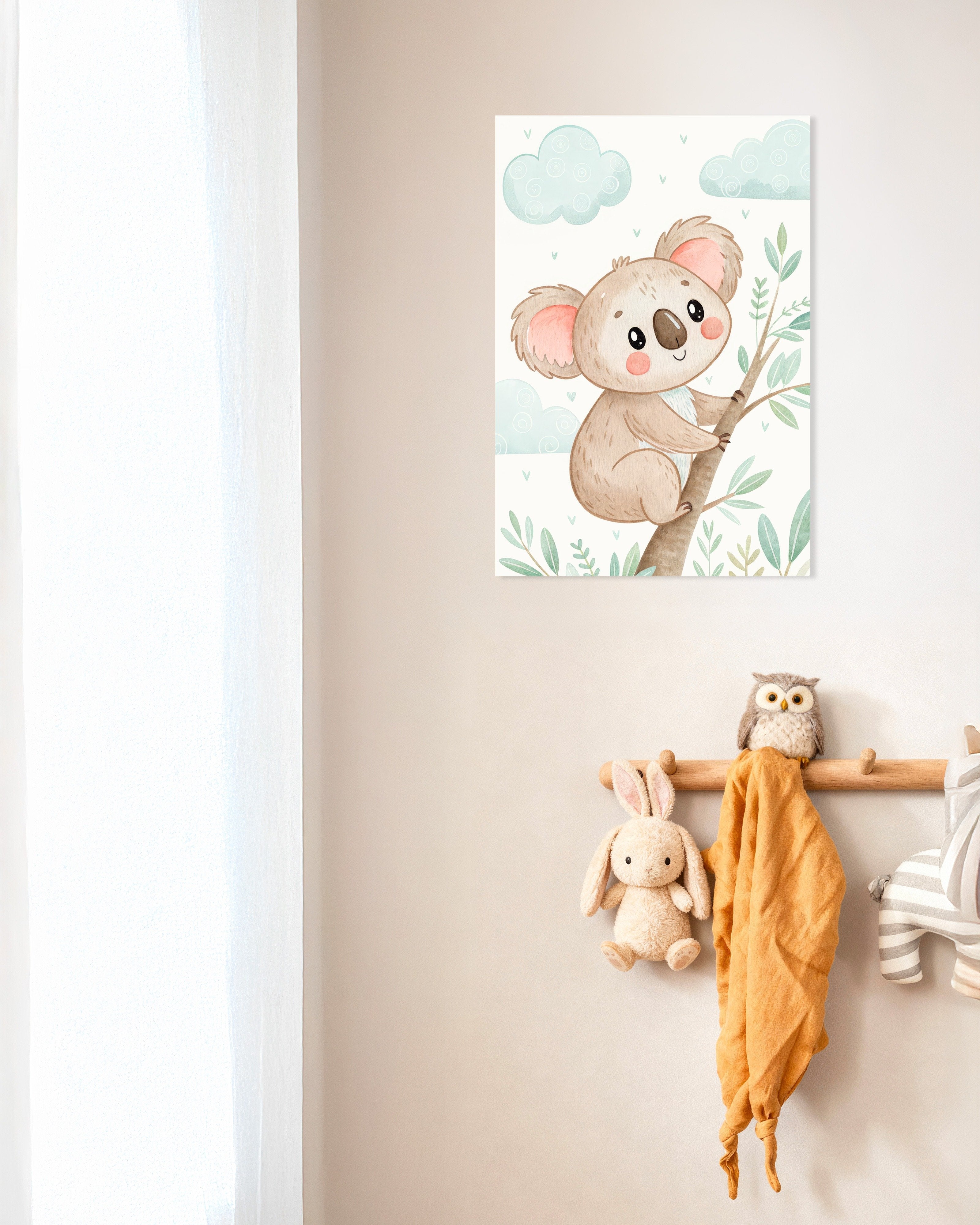 Poster of Koala Poster – Nursery Wall Art