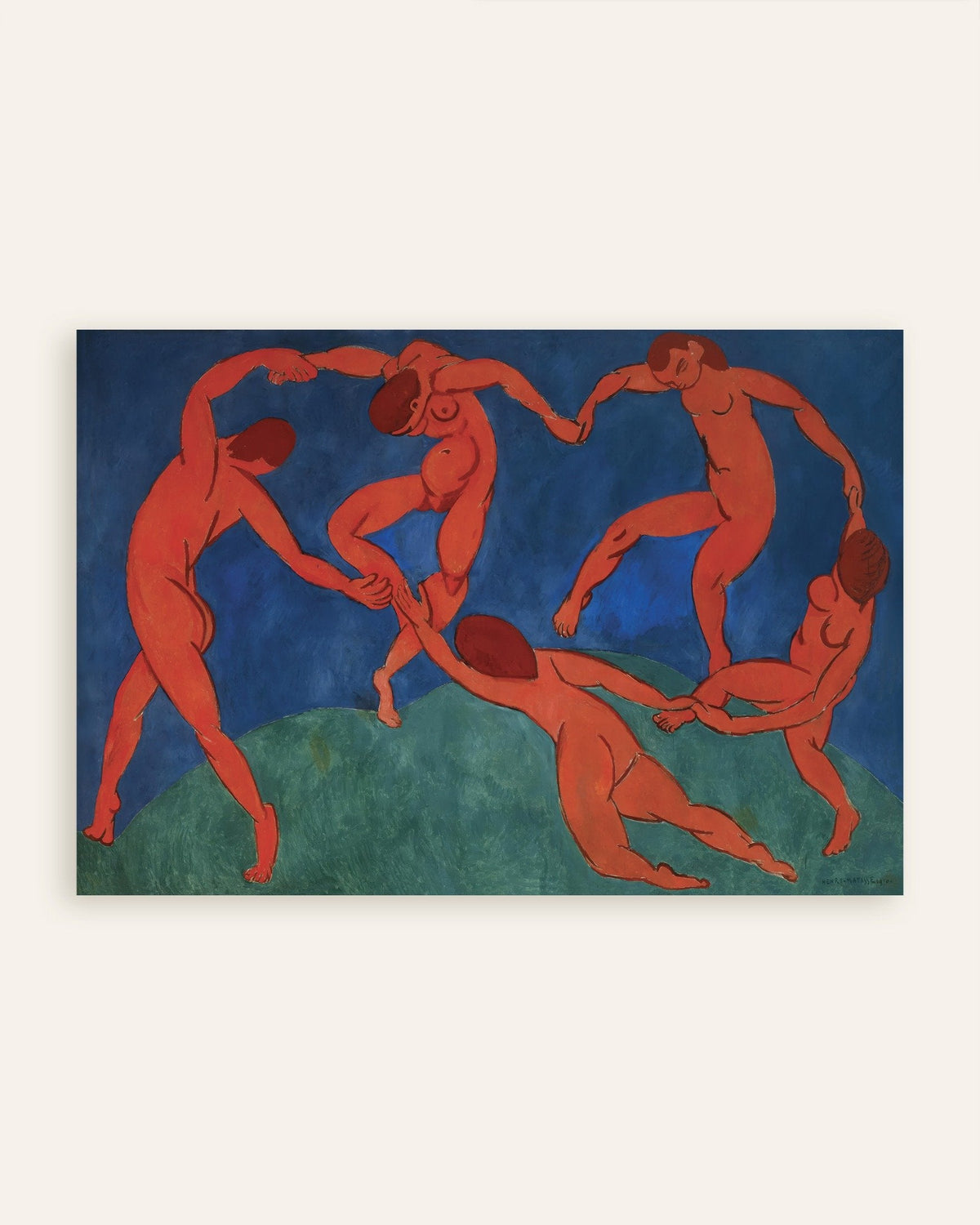 La danza II (1910), de Henri Matisse, miniatura